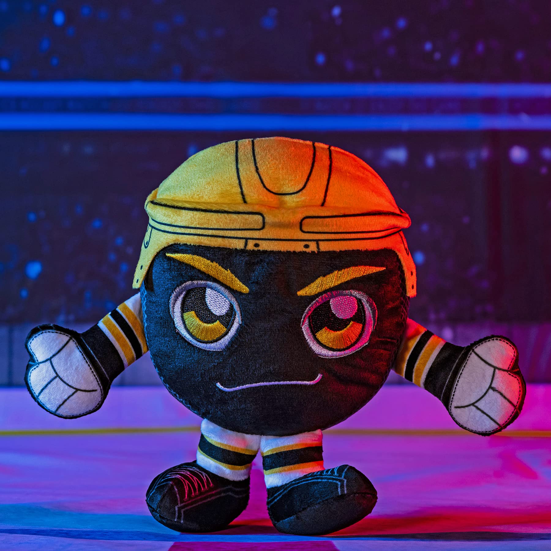 Foto 7 pulgar | Disco de Hockey Bleacher Creatures Boston Bruins Kuricha de Peluche - Venta Internacional