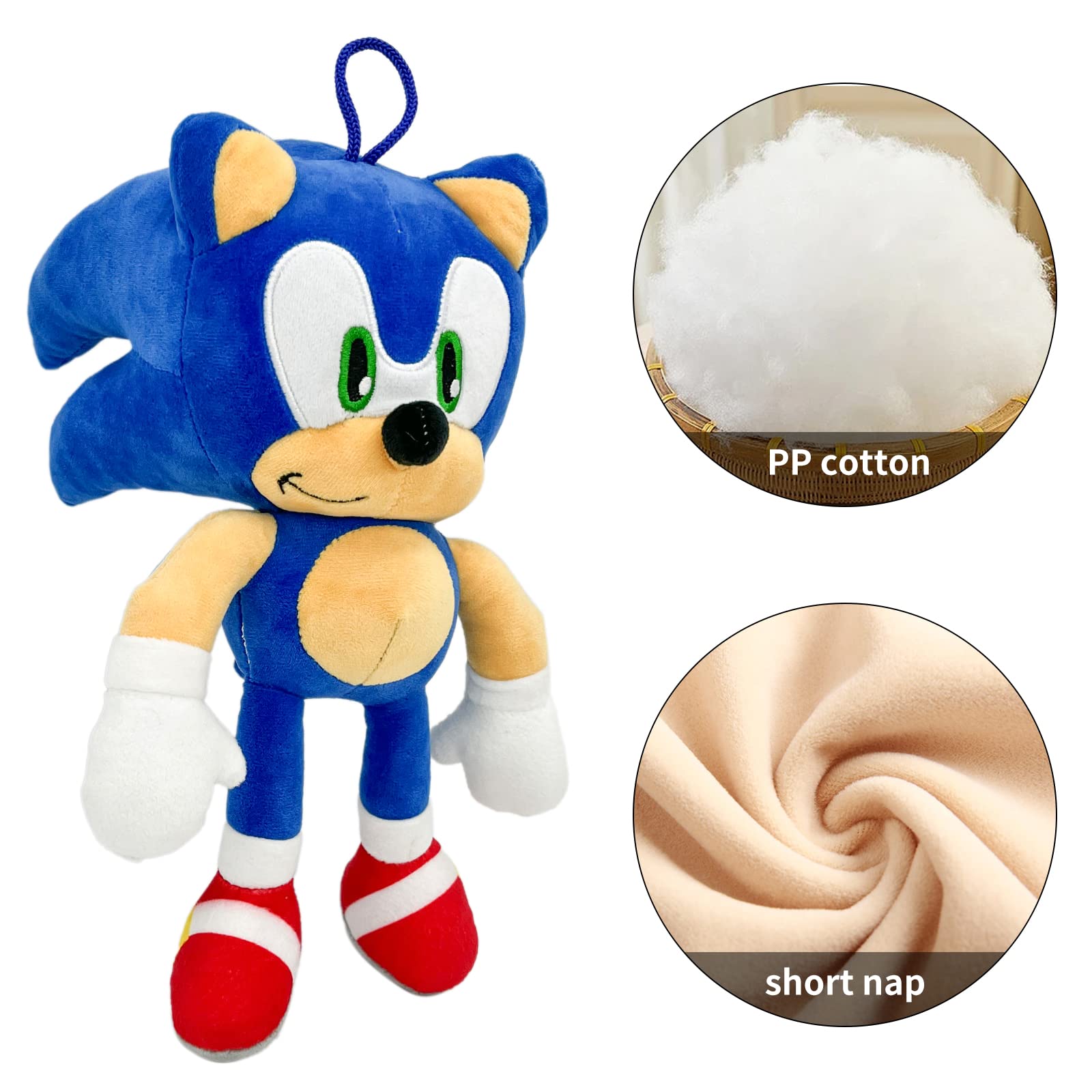 Foto 6 | Peluche Adatos Sonic de 30 cm-Venta Internacional