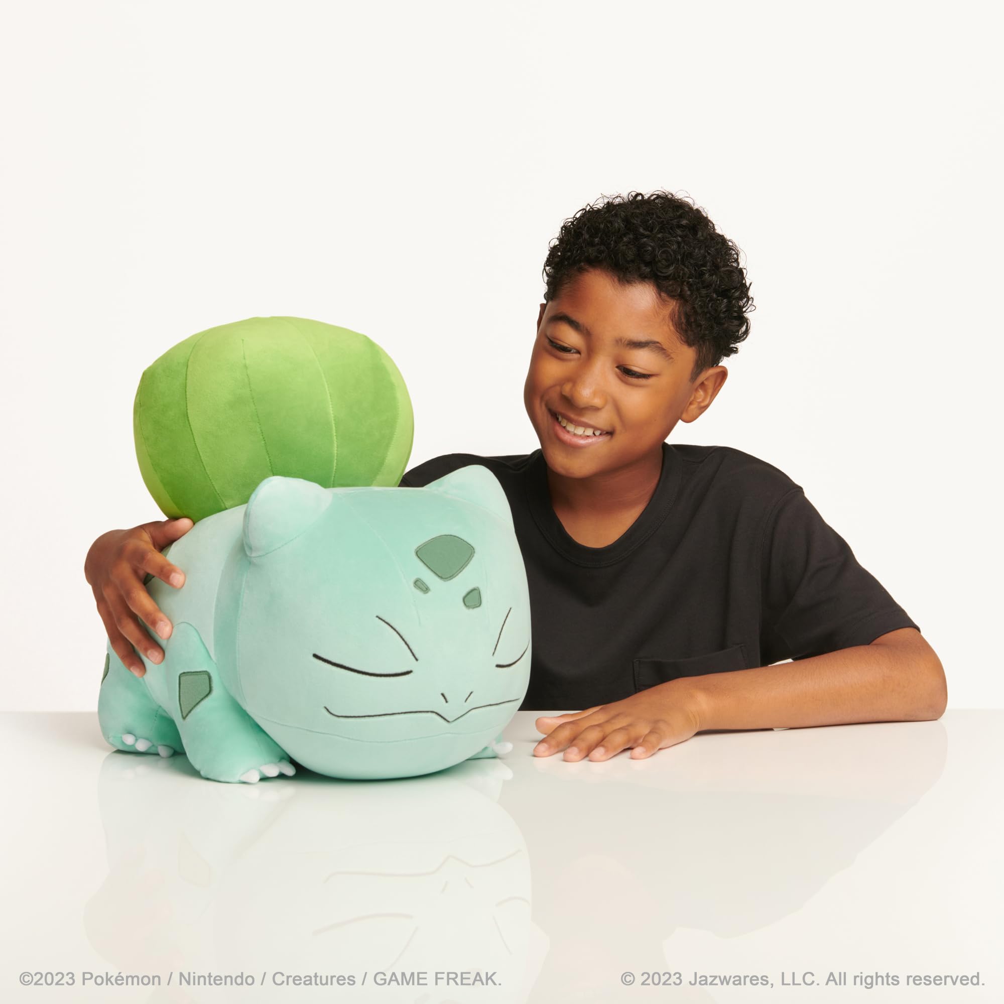 Foto 3 pulgar | Peluche Pokémon Bulbasaur Sleeping 45 Cm Con Licencia Oficial - Venta Internacional.