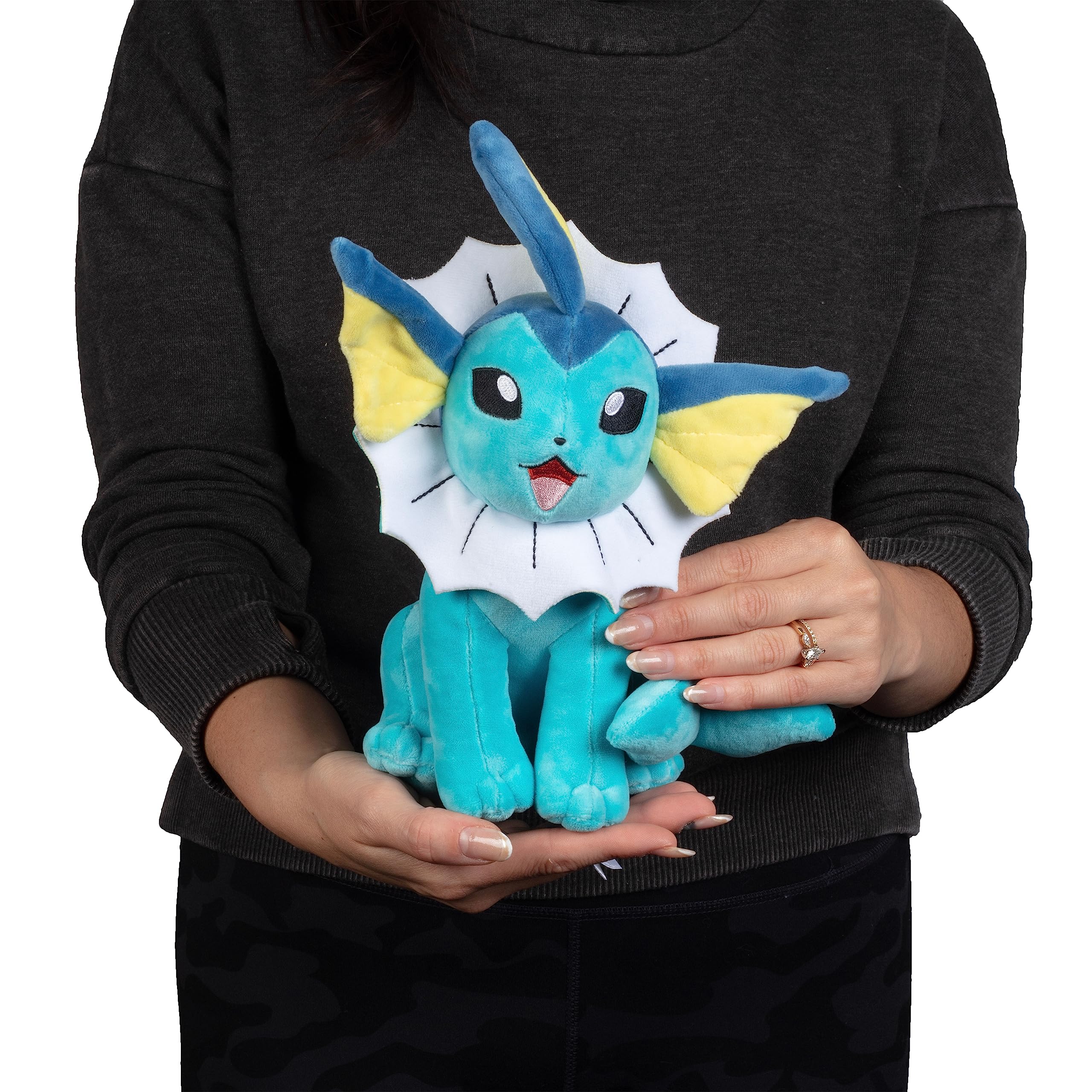 Foto 7 pulgar | Peluche Pokémon Pokémon Vaporeon De 8 Pulgadas Para Niños De 2 Años O Más - Venta Internacional.