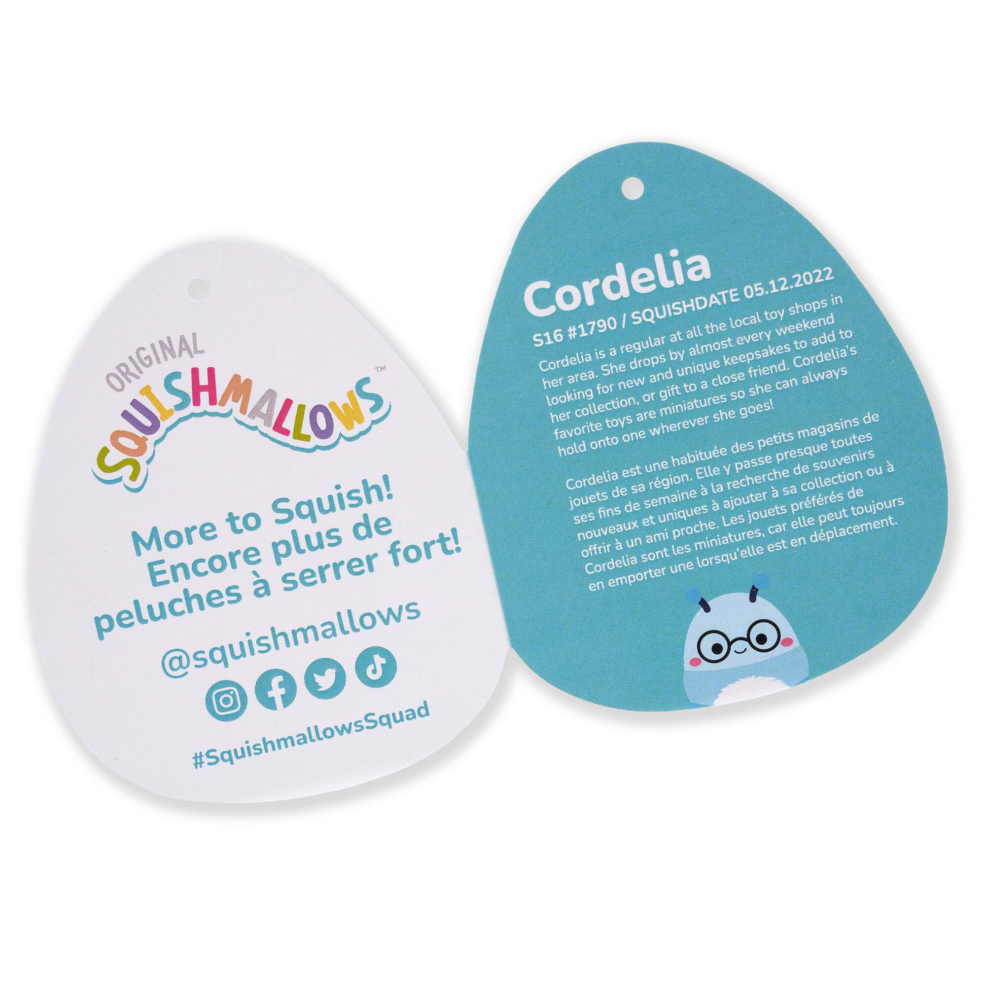 Foto 4 pulgar | Peluche Squishmallows, Tamaño Grande, 40 Cm, Estilo 2 - Venta Internacional.