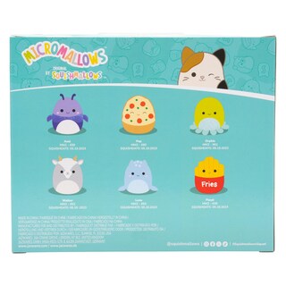 Foto 7 | Paquete De 6 Micromallows Originales De Toy Squishmallows Con Axel, Lune, Floyd, Orphie, Pep Y Walker - Venta Intern