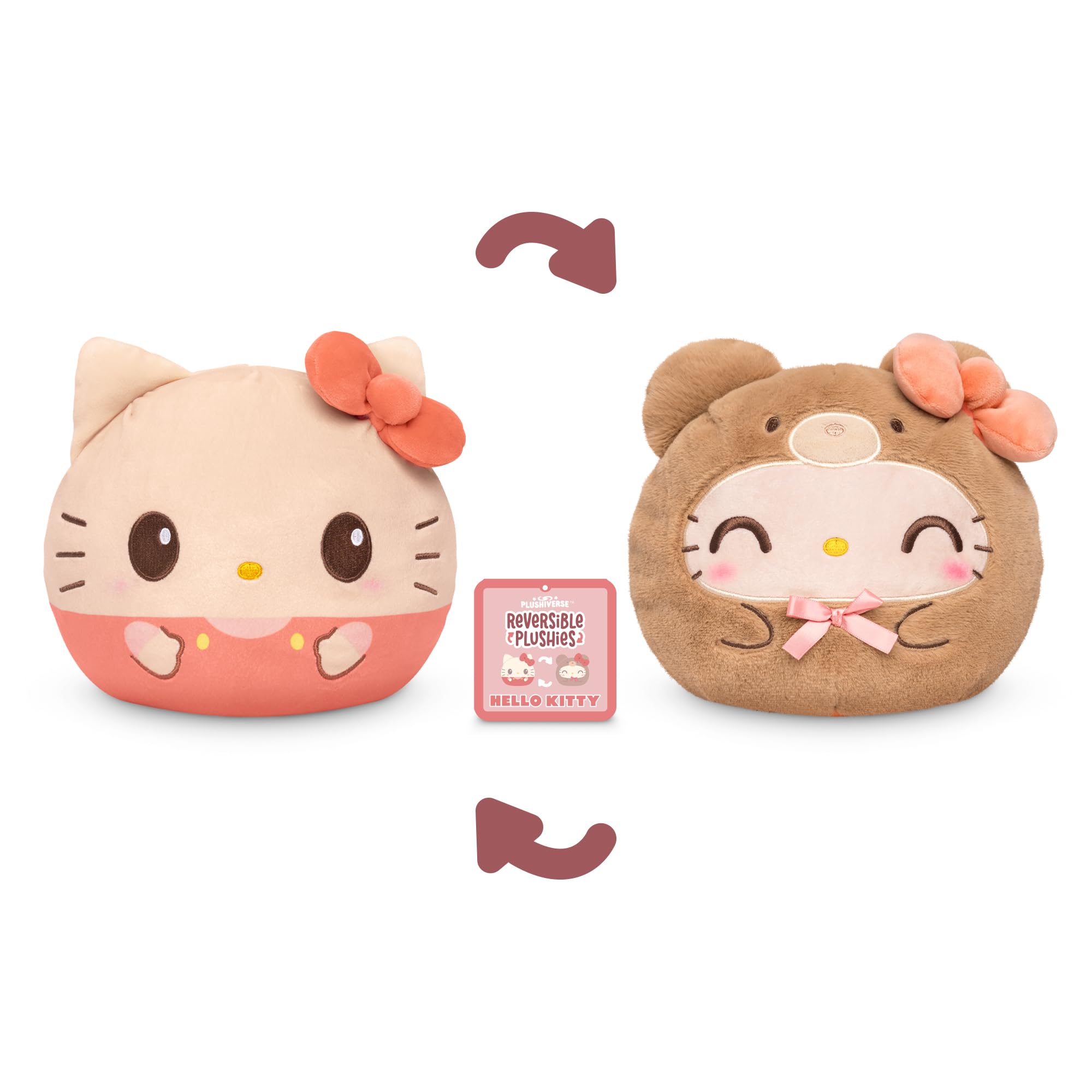 Foto 3 | Oso De Peluche Pushie Teeturtle Hello Kitty Reversible 6 - Venta Internacional.