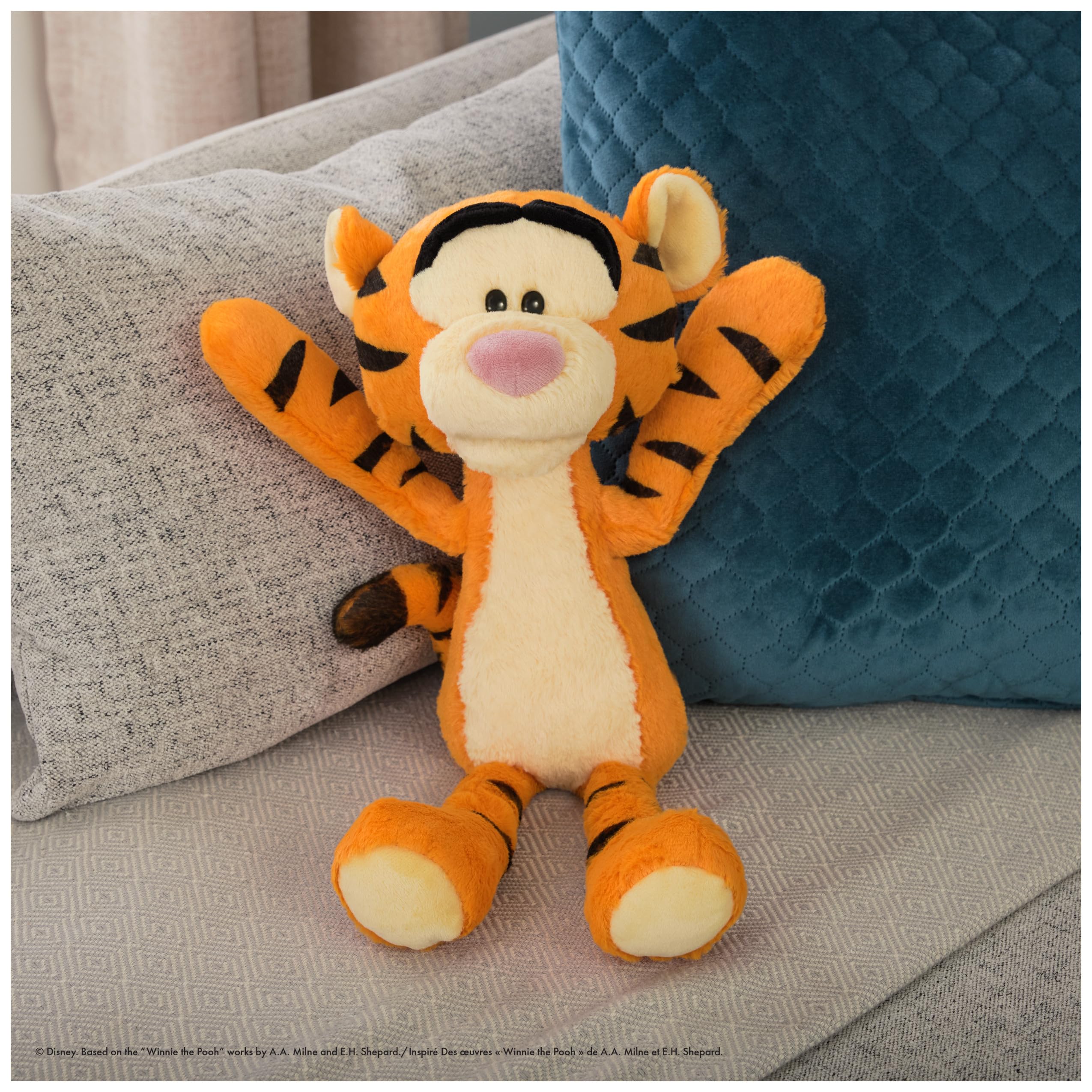 Foto 3 pulgar | Palillo De Peluche Gund Disney Oficial Tigger Winnie Pooh - Venta Internacional.