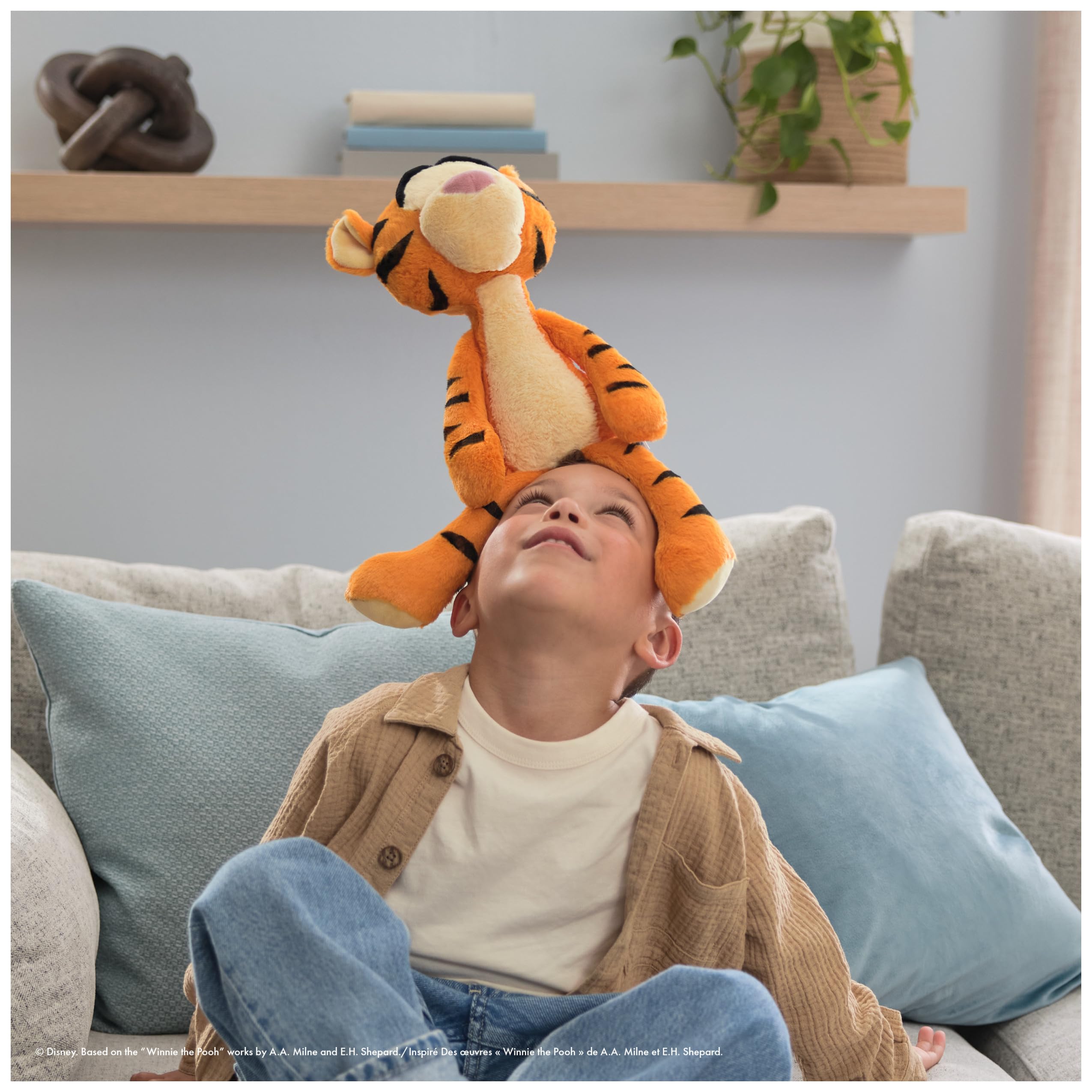 Foto 6 pulgar | Palillo De Peluche Gund Disney Oficial Tigger Winnie Pooh - Venta Internacional.