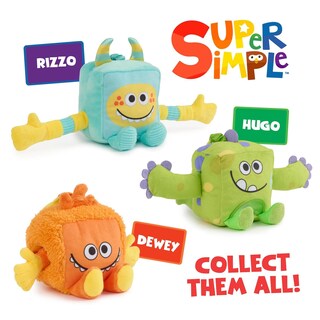 Foto 6 | Monstruos De Peluche Sensoriales Wowwee Super Simple Rizzo Blue 0+ - Venta Internacional.
