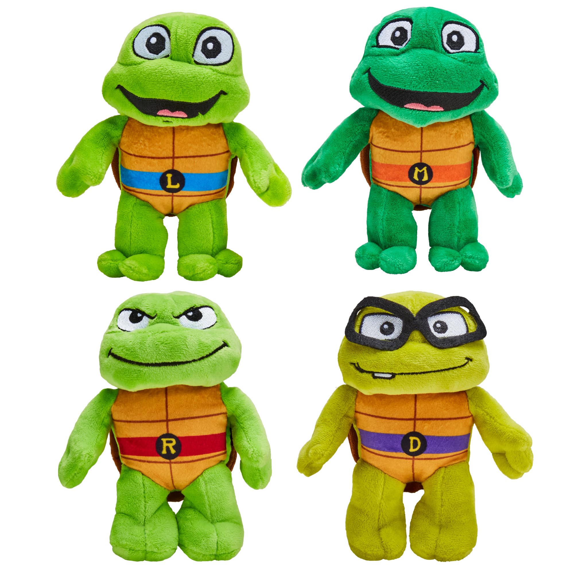 Foto 2 pulgar | Juguete De Peluche Teenage Mutant Ninja Turtles Tales Of The Tmnt Toddler, Paquete De 4 - Venta Internacional.