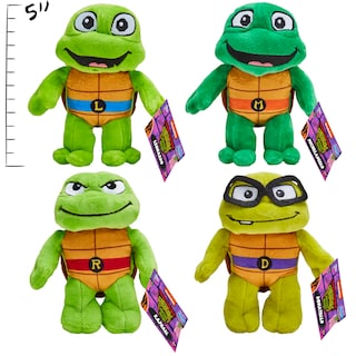 Foto 2 | Juguete De Peluche Teenage Mutant Ninja Turtles Tales Of The Tmnt Toddler, Paquete De 4 - Venta Internacional.