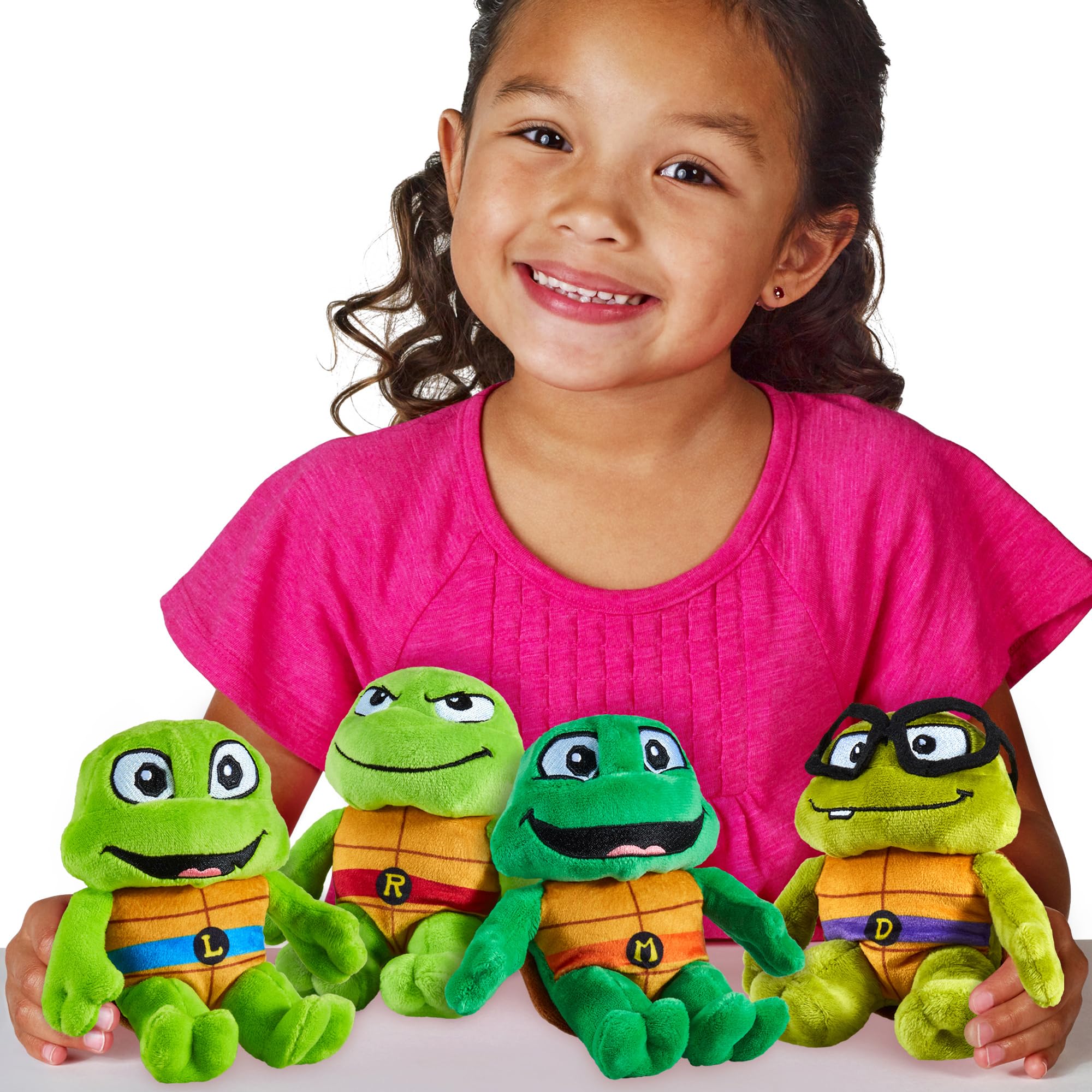 Foto 4 pulgar | Juguete De Peluche Teenage Mutant Ninja Turtles Tales Of The Tmnt Toddler, Paquete De 4 - Venta Internacional.