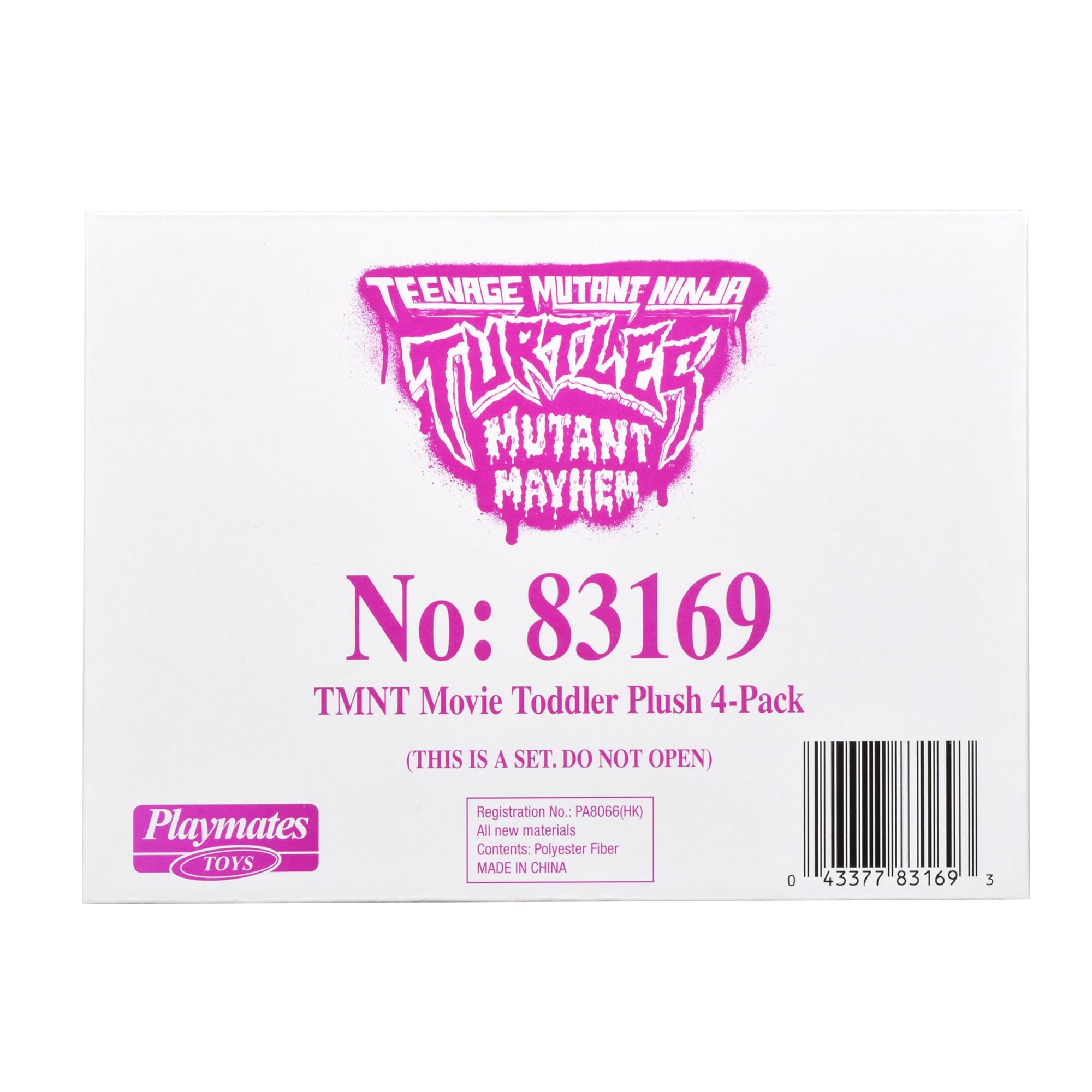 Foto 4 | Juguete De Peluche Teenage Mutant Ninja Turtles Tales Of The Tmnt Toddler, Paquete De 4 - Venta Internacional.