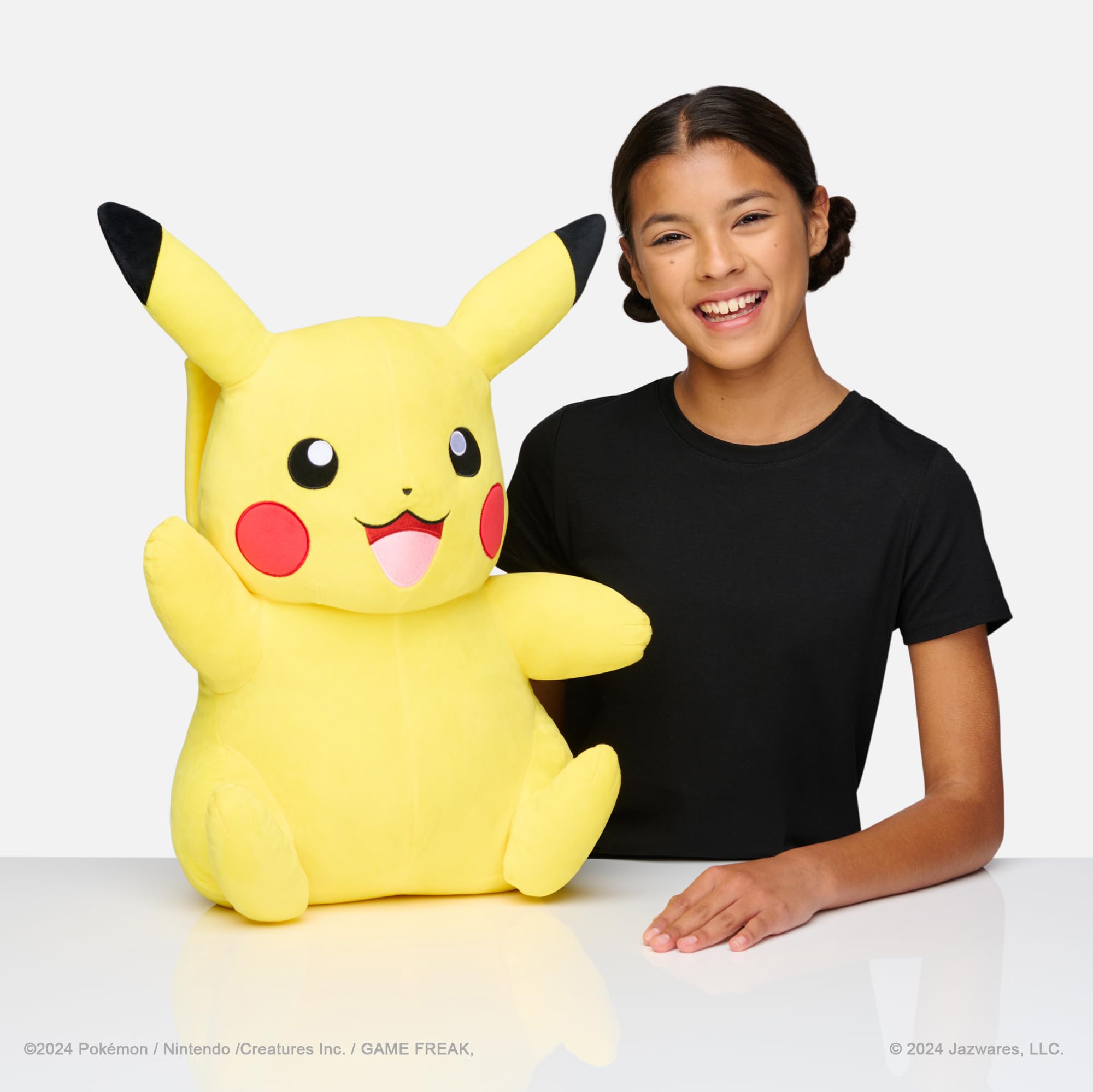 Foto 3 pulgar | Peluche Pokémon Pikachu De 60 Cm Con Detalles Auténticos - Venta Internacional.