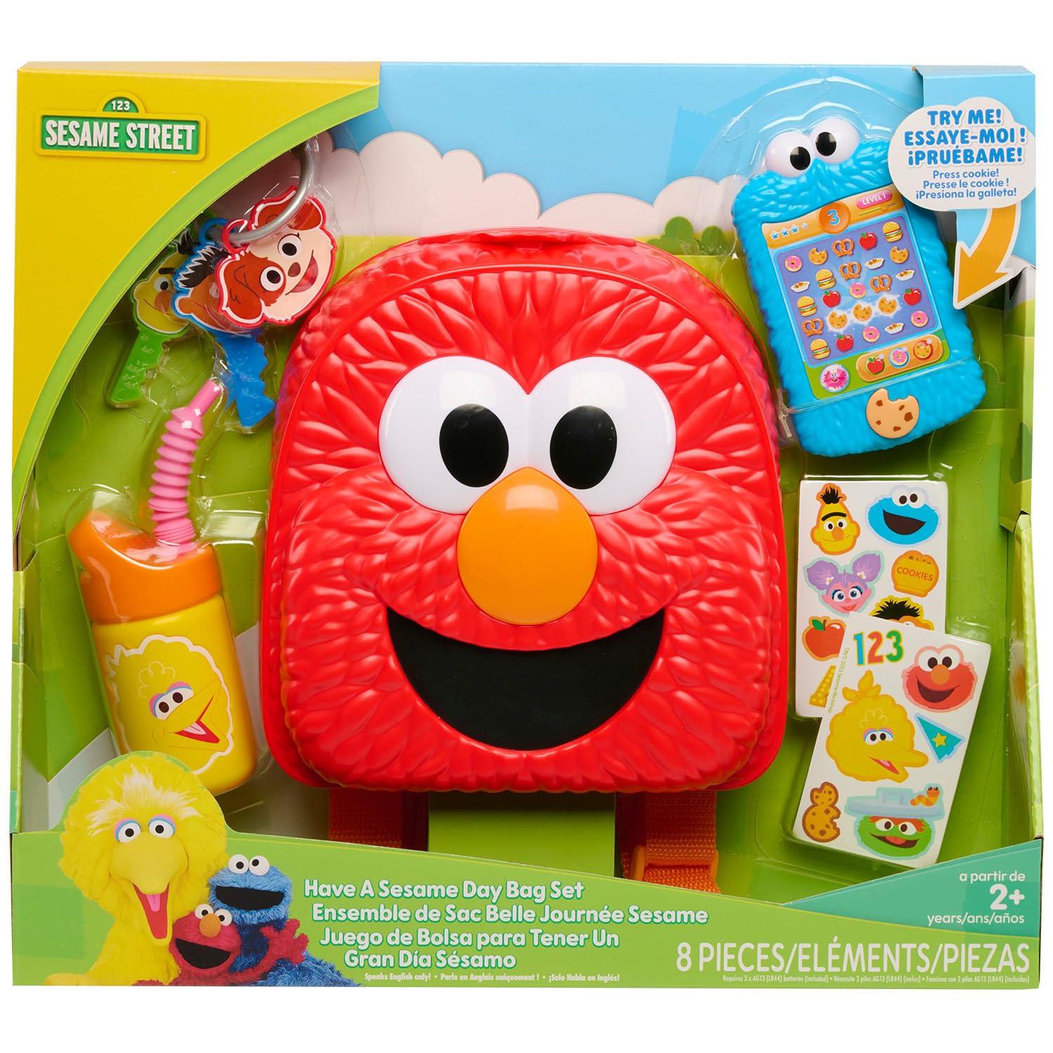 Foto 2 pulgar | Set De Bolsas Just Play Sesame Street Have A Sesame Day, 7 Piezas Para Niños - Venta Internacional.