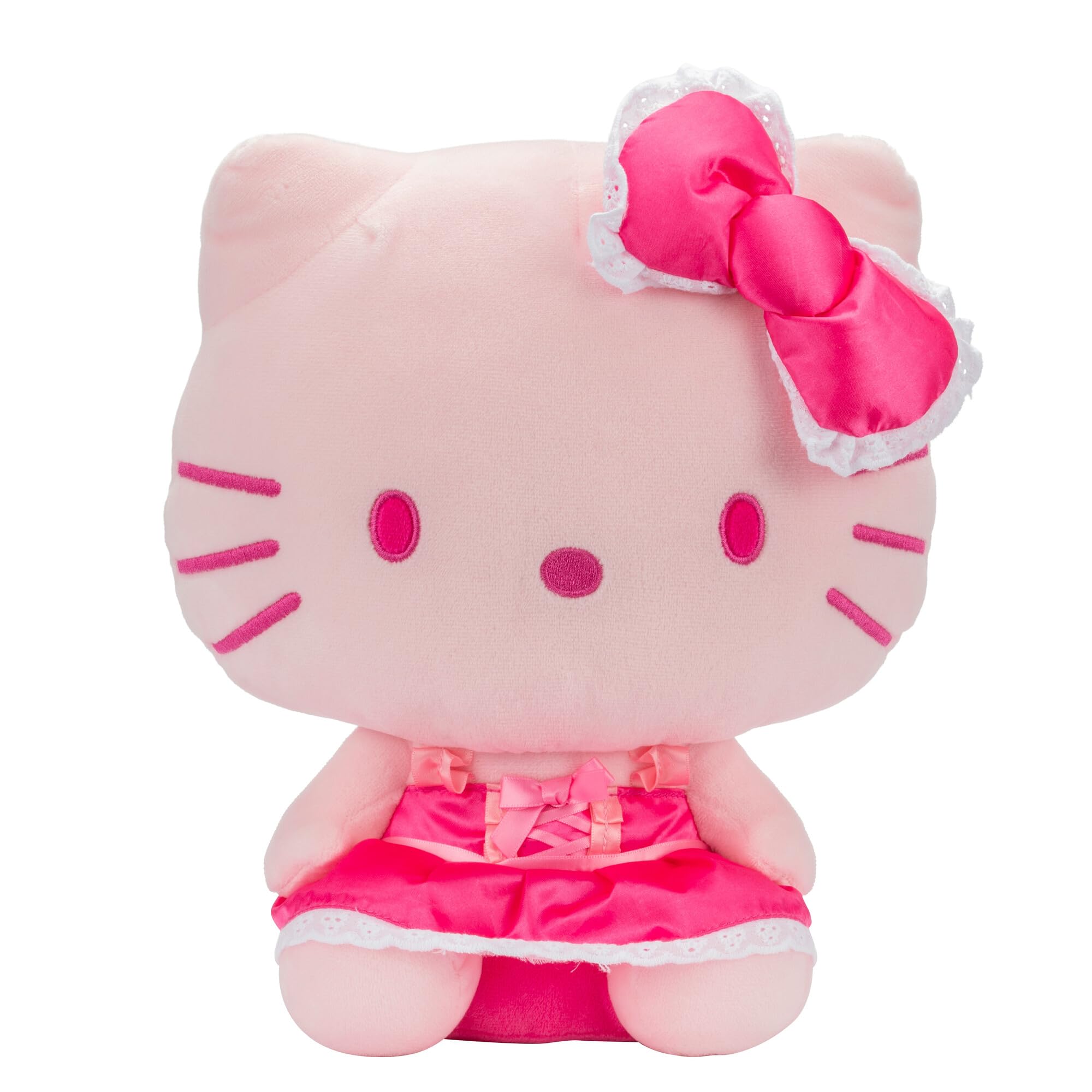 Foto 2 pulgar | Peluche Hello Kitty Rosa Monocromo 30 Cm - Venta Internacional.