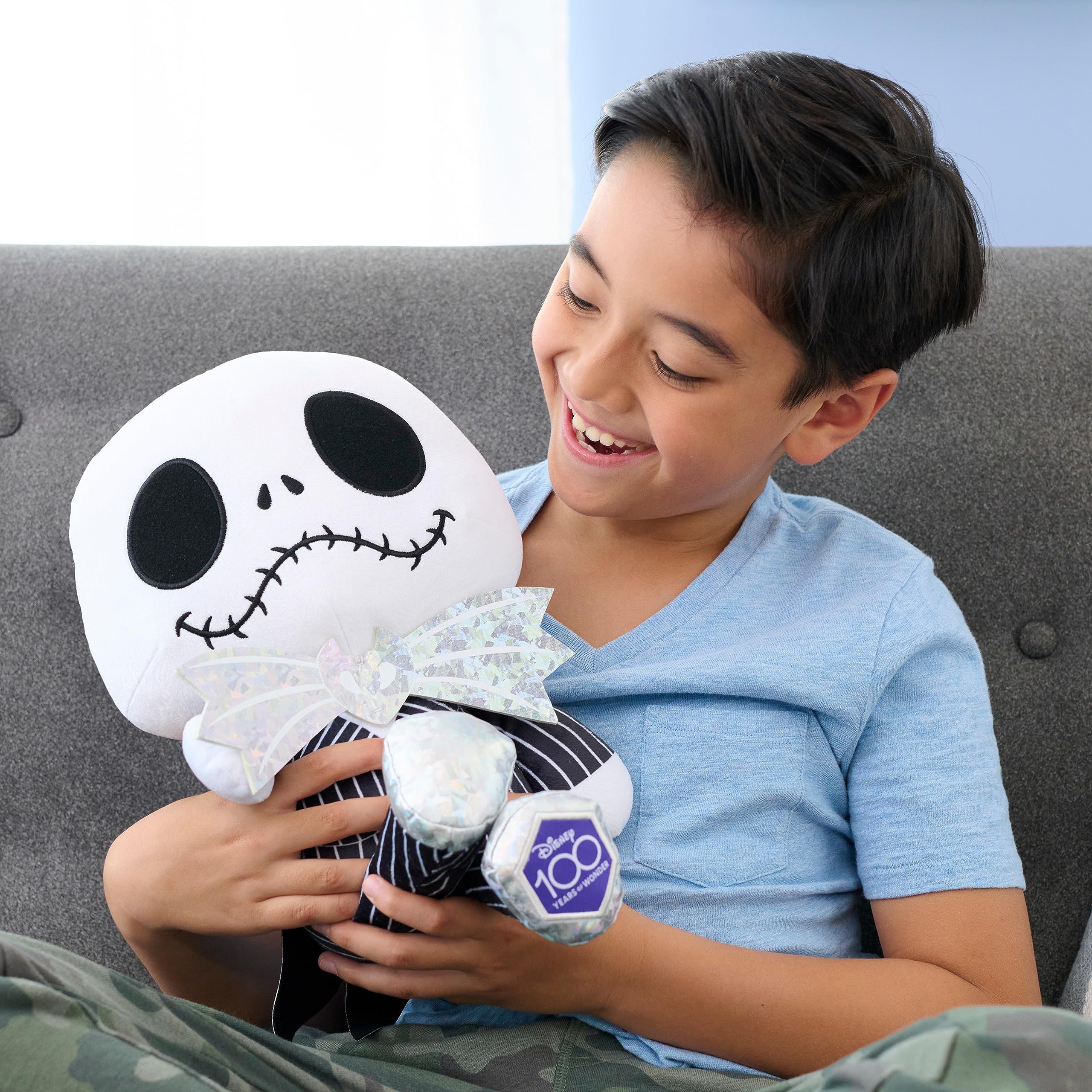 Foto 3 pulgar | Peluche Just Play Disney 100 Years Of Wonder Jack Skellington - Venta Internacional.
