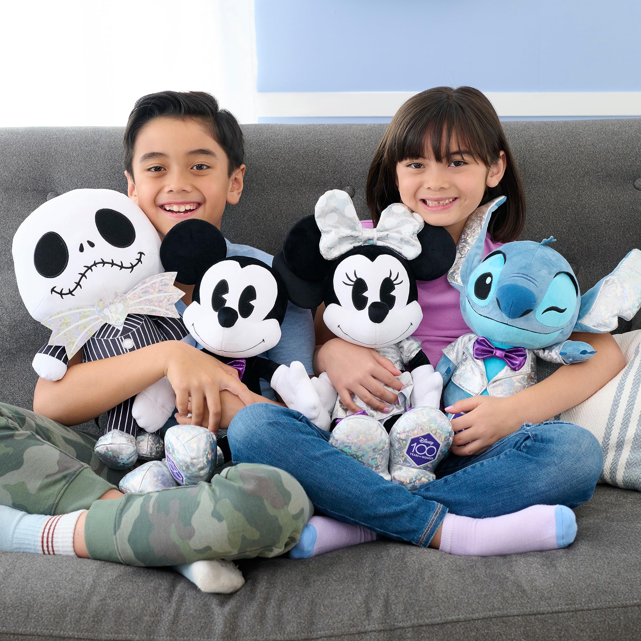 Foto 6 pulgar | Peluche Just Play Disney 100 Years Of Wonder Jack Skellington - Venta Internacional.