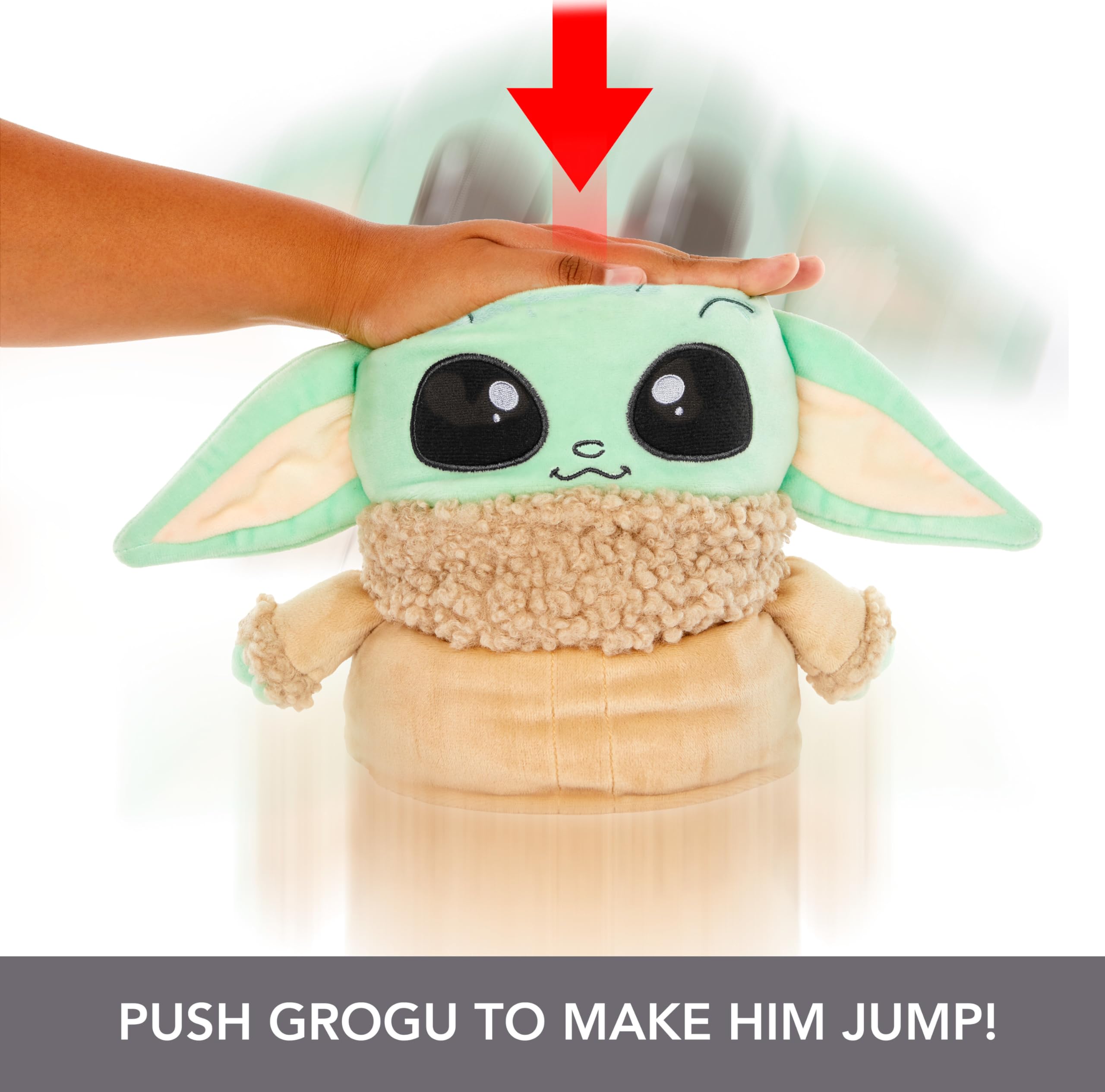 Foto 3 pulgar | Juguete De Peluche Mattel Star Wars Jumping Grogu Con Acción De Salto - Venta Internacional.