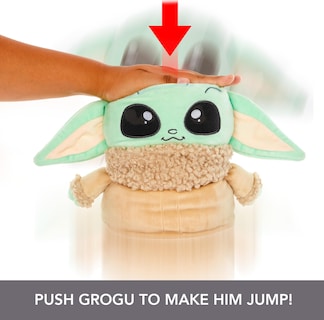 Foto 2 | Juguete De Peluche Mattel Star Wars Jumping Grogu Con Acción De Salto - Venta Internacional.