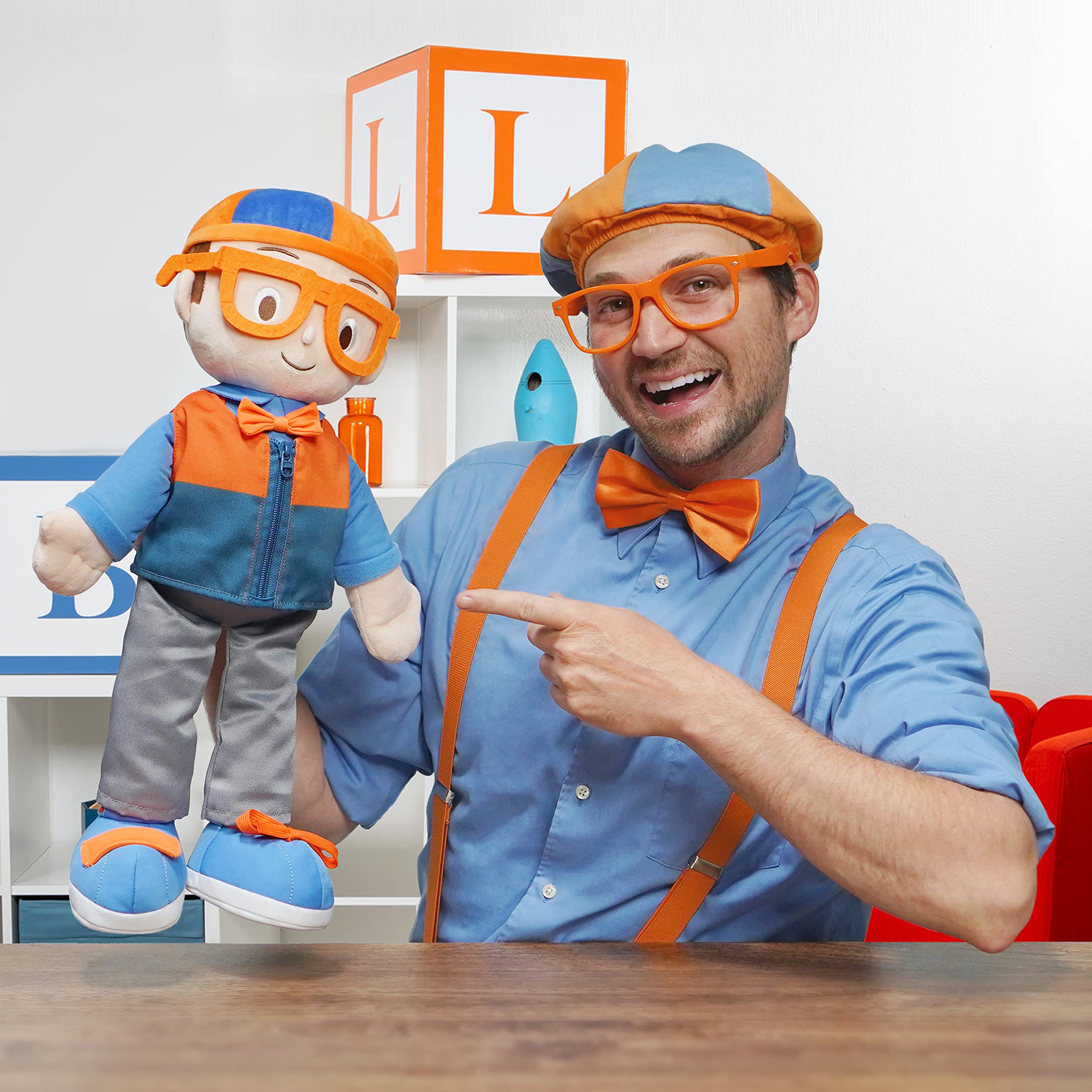 Foto 3 pulgar | Peluche Blippi Get Ready And Play De 20 Pulgadas Con Sonidos - Venta Internacional.