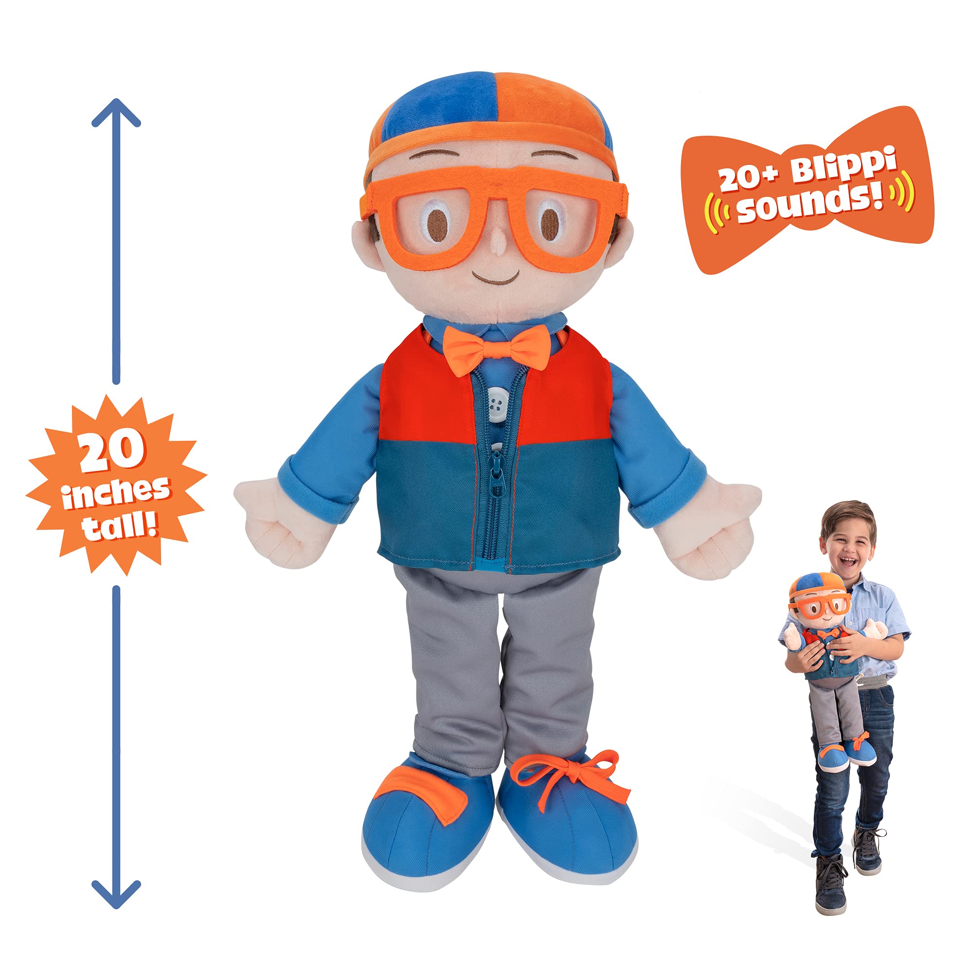 Foto 4 pulgar | Peluche Blippi Get Ready And Play De 20 Pulgadas Con Sonidos - Venta Internacional.