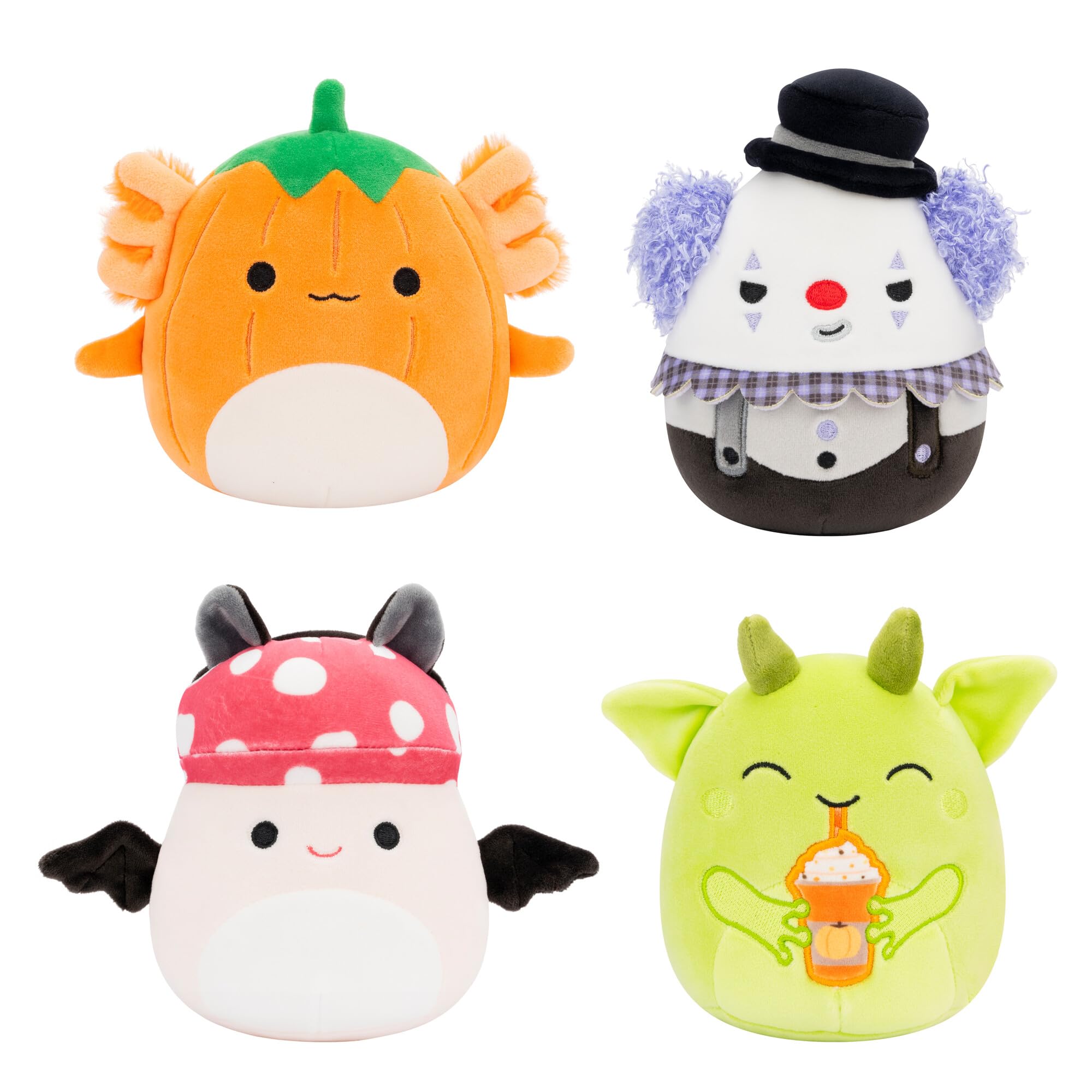 Foto 2 pulgar | Peluche Squishmallows Original Para Halloween, Paquete De 4 Unidades, 13 Cm, Tamaño Pequeño - Venta Internacional.