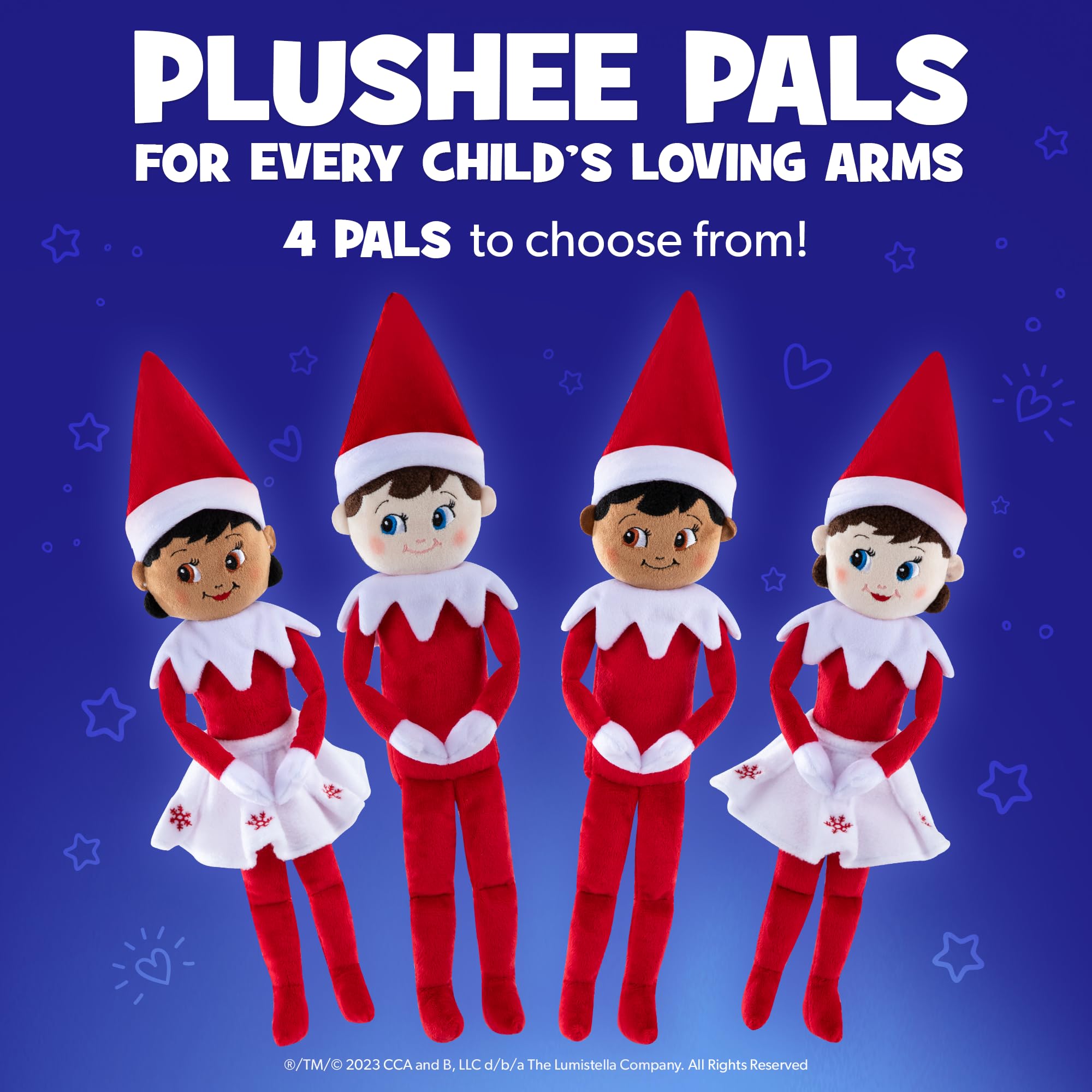 Foto 6 pulgar | Peluche The Elf On The Shelf Plushee Pals Scout Elf 43 Cm - Venta Internacional.