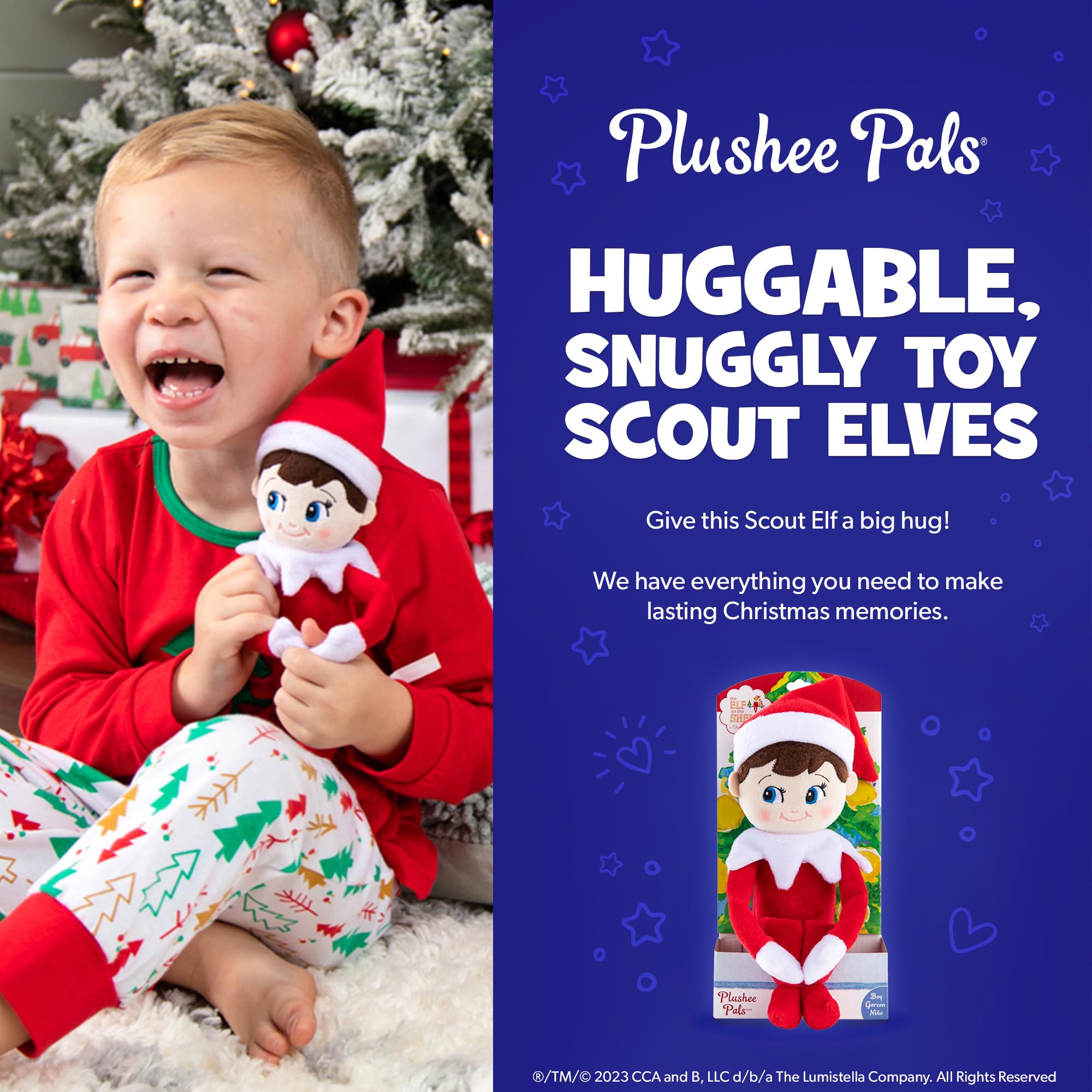Foto 7 pulgar | Peluche The Elf On The Shelf Plushee Pals Scout Elf 43 Cm - Venta Internacional.