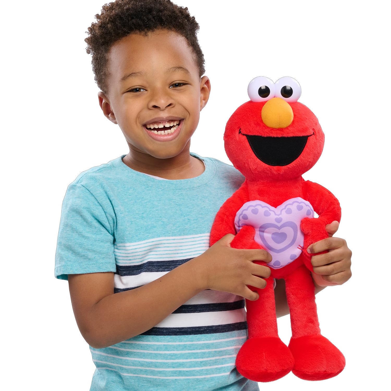 Foto 3 pulgar | Peluche Just Play Sesame Street Sweet Love Elmo 38 Cm - Venta Internacional.