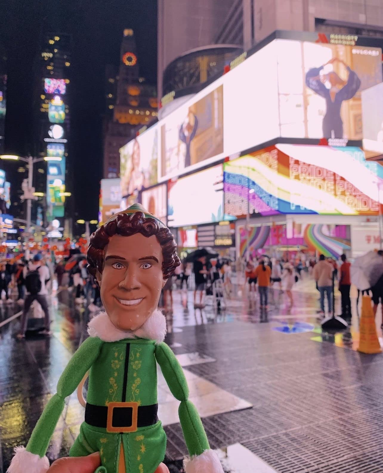 Foto 6 pulgar | Peluche Jakks Holiday Elf Buddy The Elf Talking 30 Cm - Venta Internacional.