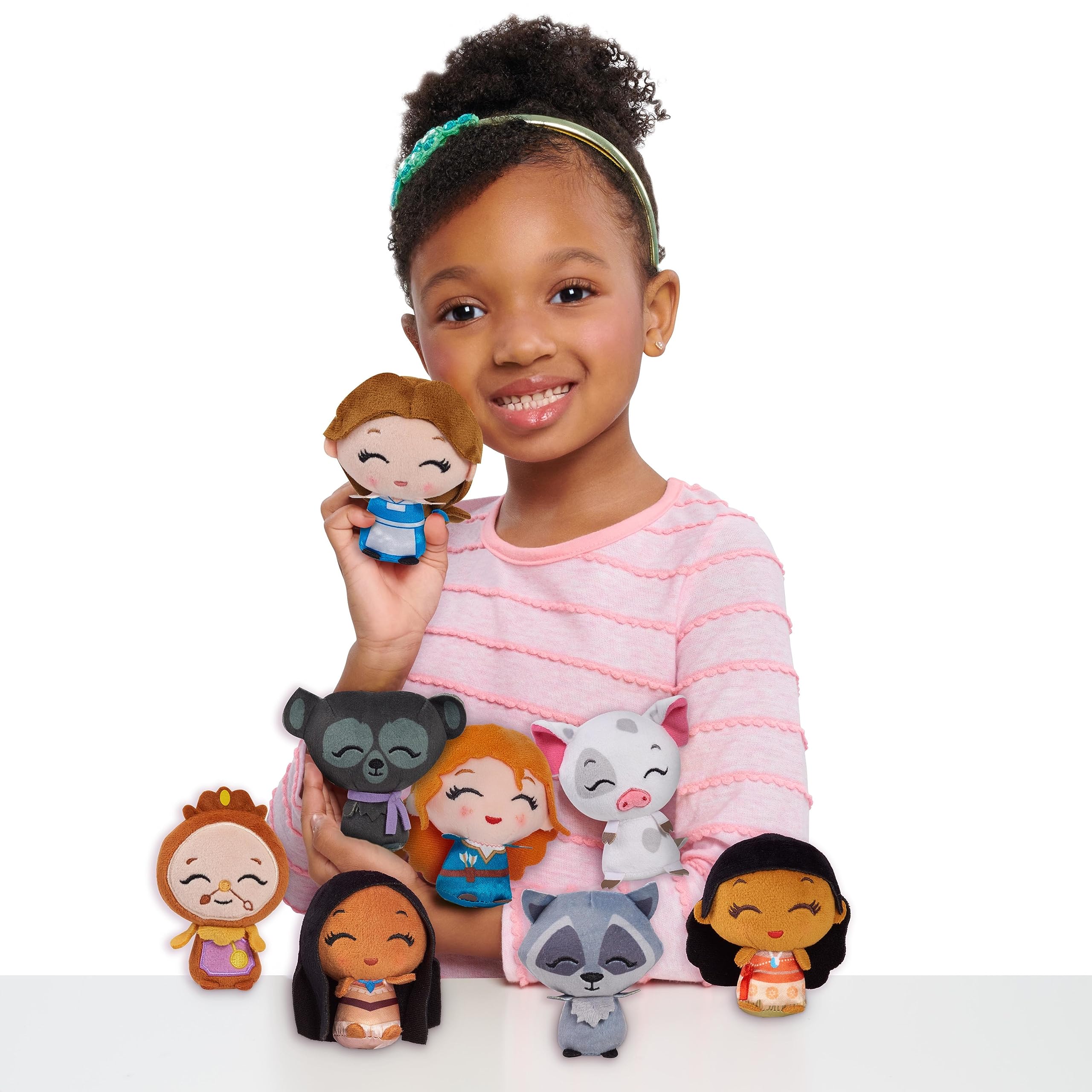 Foto 2 | Minicápsula De Peluche Coleccionable Con Forma De Taza De Té Disney Princess - Venta Internacional.