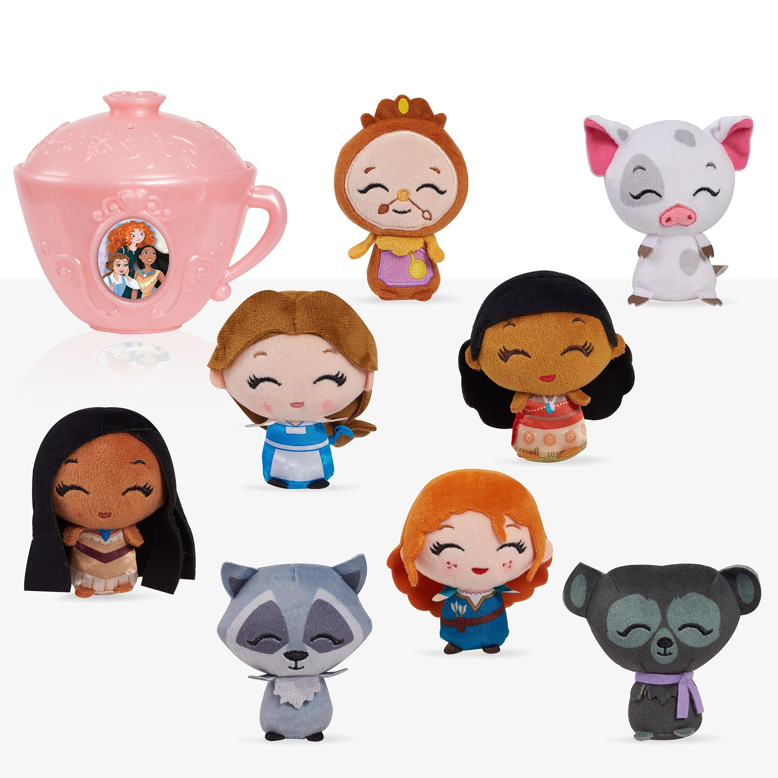 Foto 6 pulgar | Minicápsula De Peluche Coleccionable Con Forma De Taza De Té Disney Princess - Venta Internacional.