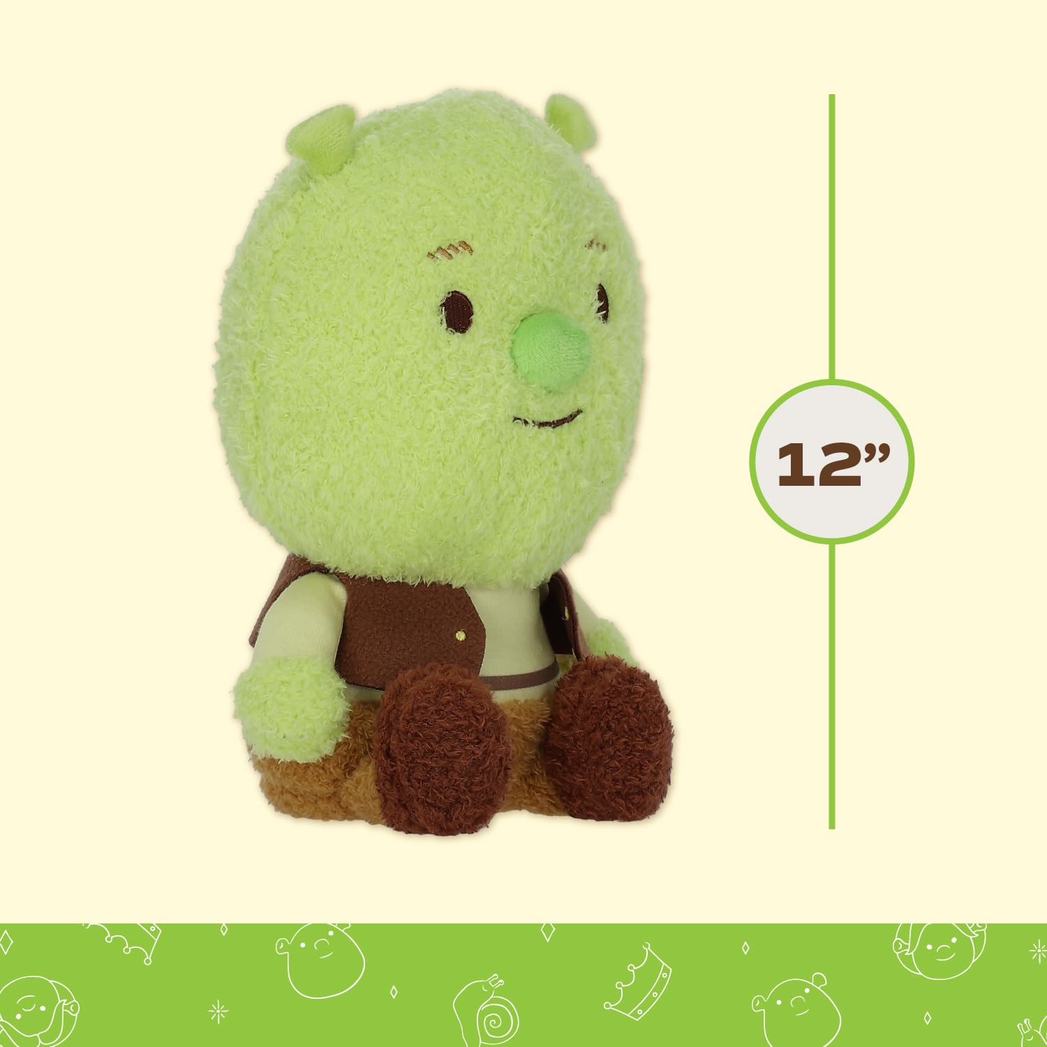 Foto 5 pulgar | Peluche De Peluche Kids Preferred Shrek Cuteeze De 30 Cm Con Sonido - Venta Internacional.