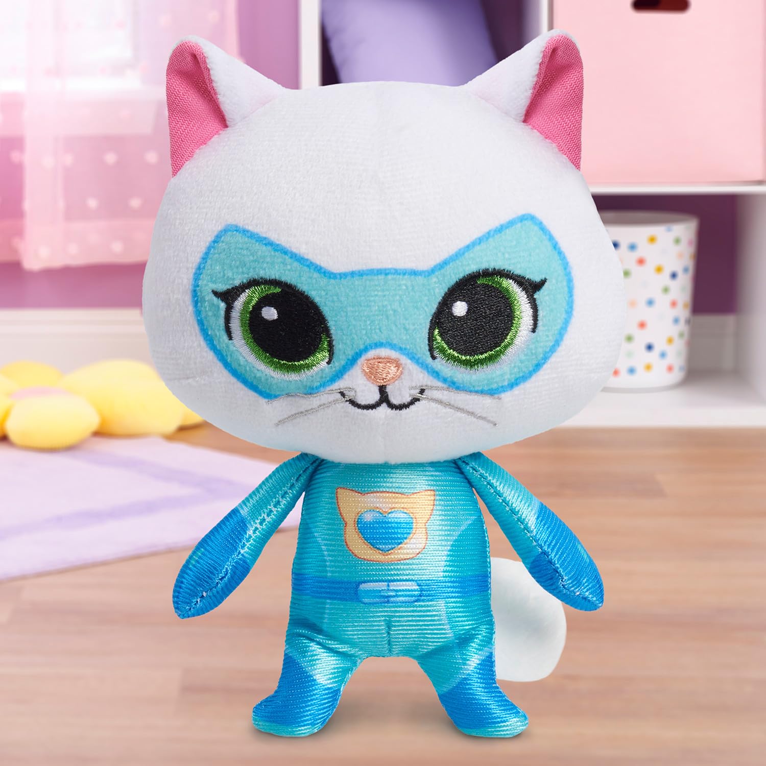 Foto 6 pulgar | Peluche Just Play Disney Junior Superkitties Bitsy - Venta Internacional.