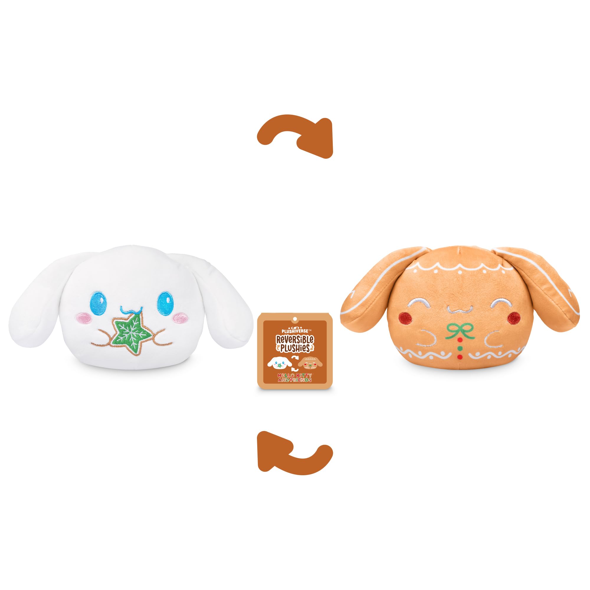 Foto 4 pulgar | Peluche Teeturtle Cinnamoroll Christmas Reversible 4 - Venta Internacional.