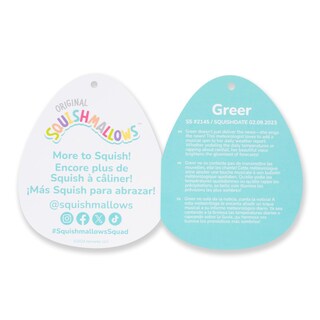 Foto 3 | Peluche Squishmallows Original Greer Yellow Grasshopper 12 Cm - Venta Internacional.