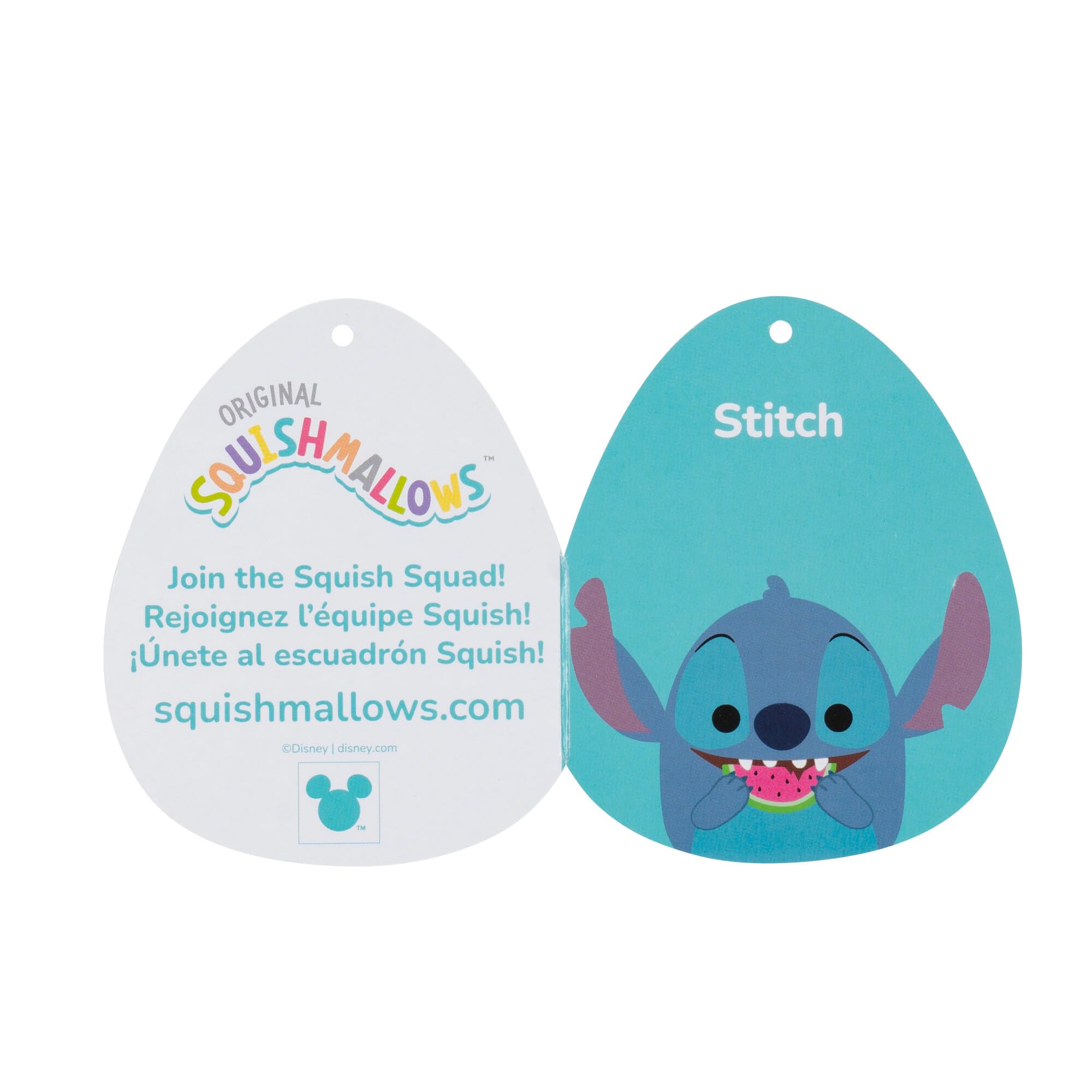 Foto 4 pulgar | Peluche Squishmallows Disney Stitch Con Sandía, 35 Cm - Venta Internacional.