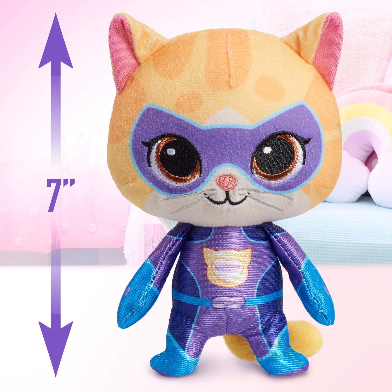 Foto 4 pulgar | Peluche De Peluche Just Play Disney Junior Superkitties Sparks - Venta Internacional.