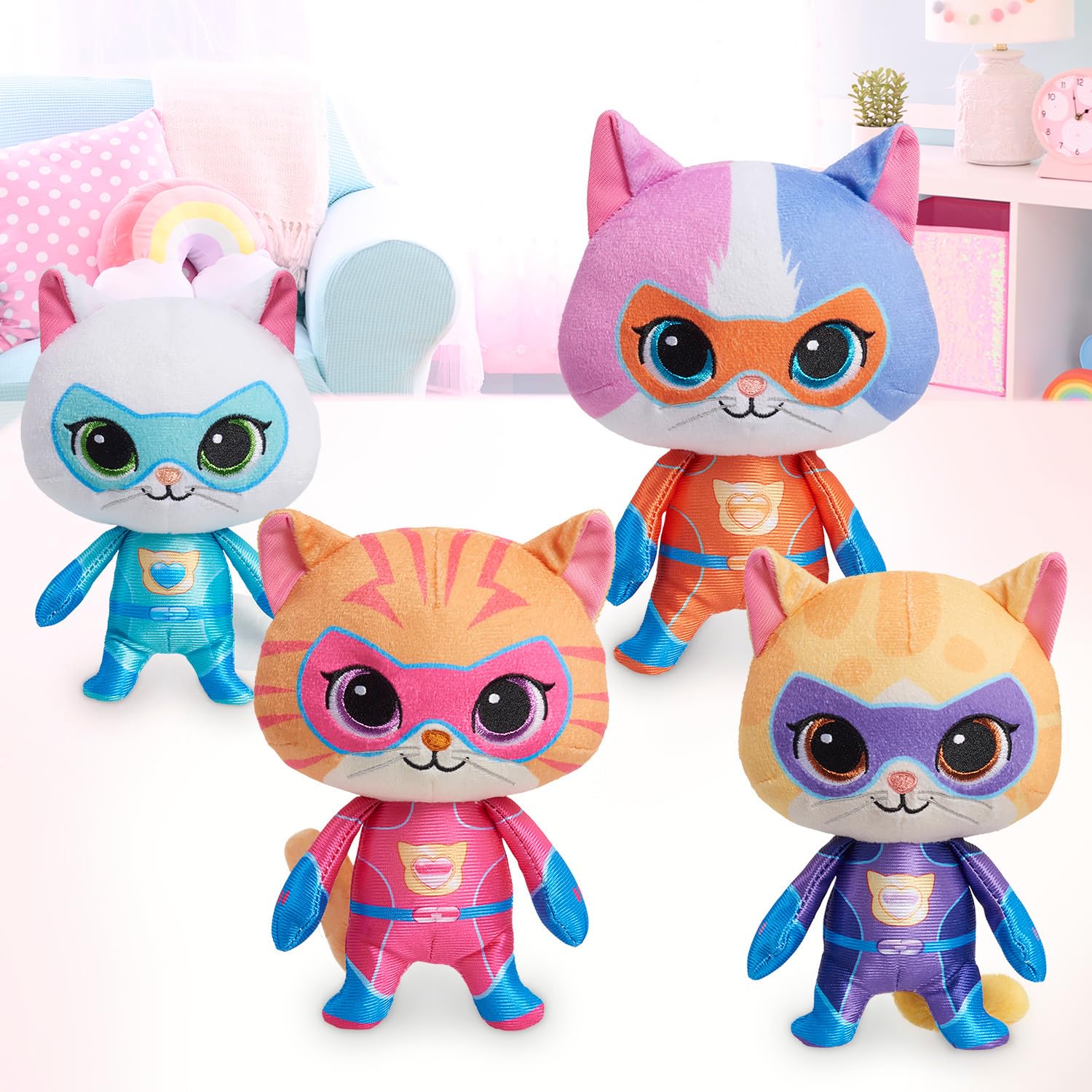 Foto 5 pulgar | Peluche De Peluche Just Play Disney Junior Superkitties Sparks - Venta Internacional.