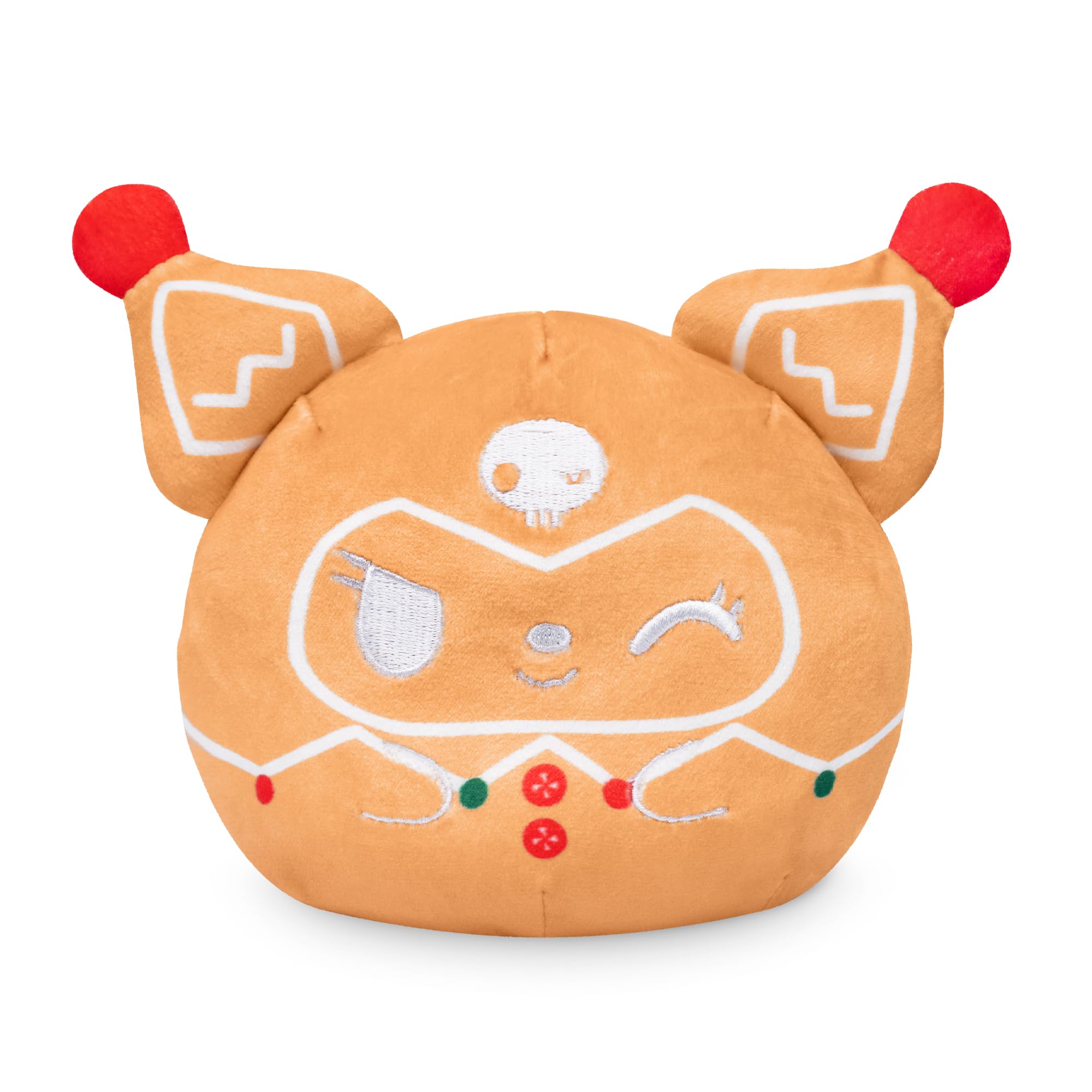 Foto 2 pulgar | Pushie Teeturtle Kuromi Christmas Reversible 4 Pan De Jengibre - Venta Internacional.