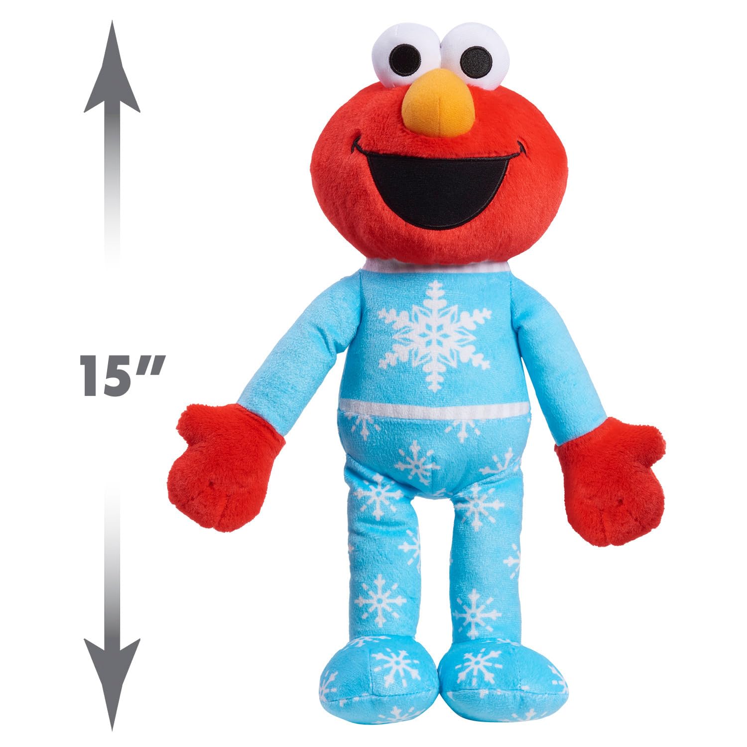 Foto 5 pulgar | Elmo De Peluche Just Play Sesame Street Holiday, 38 Cm - Venta Internacional.