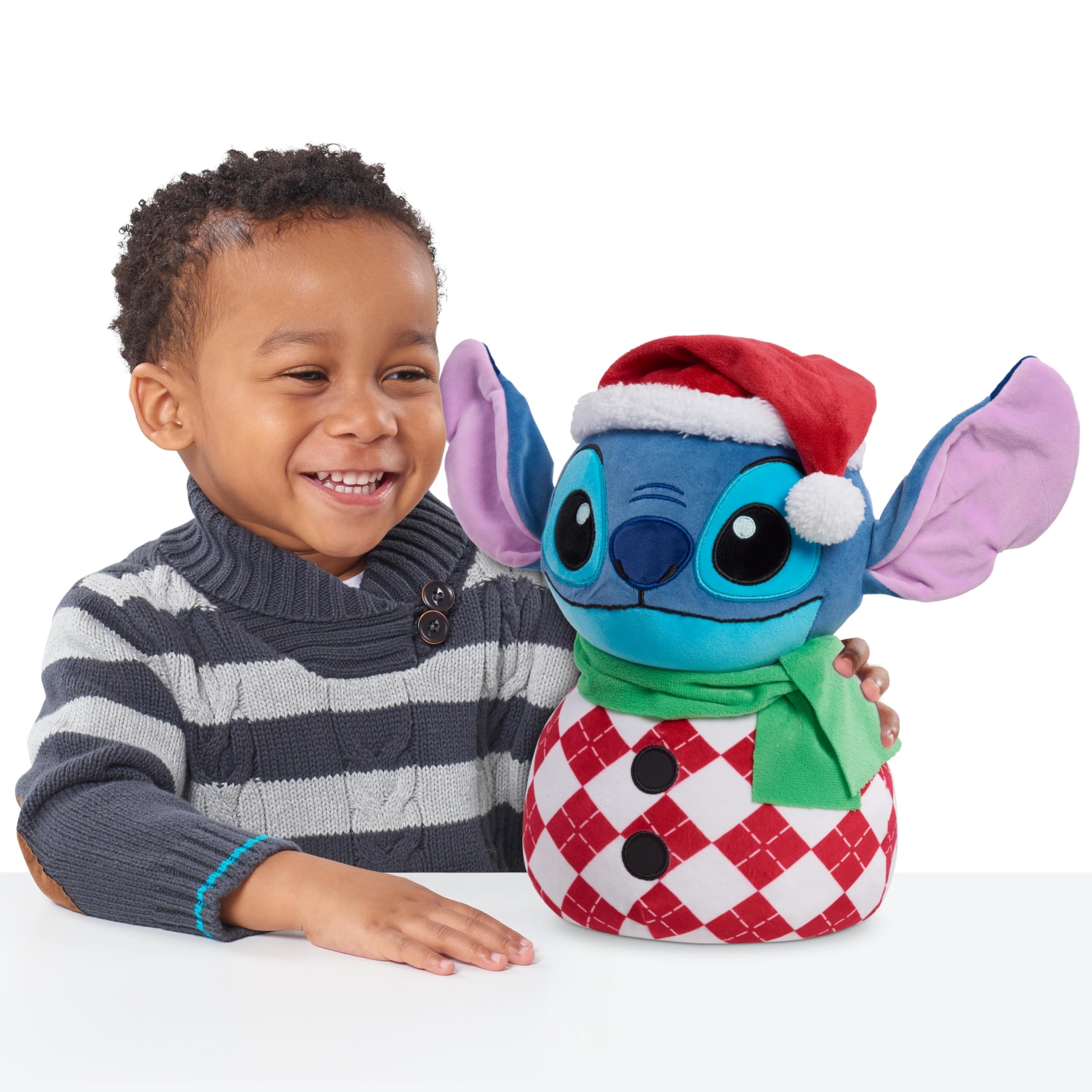 Foto 3 pulgar | Peluche Just Play Lilo And Stitch Snowman 30 Cm - Venta Internacional.