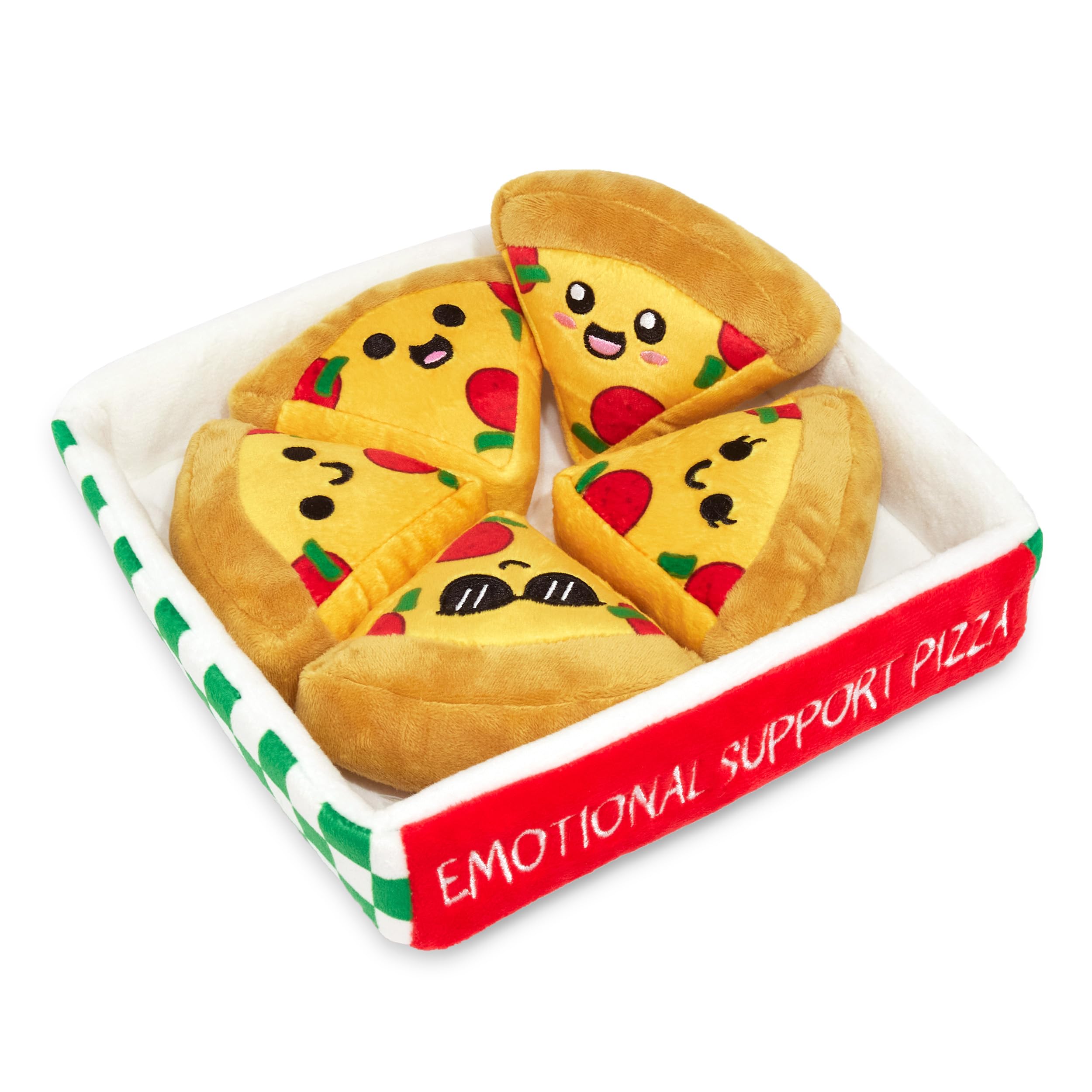 Foto 2 pulgar | Plush Pizza ¿qué Memes? Pizza De Apoyo Emocional - Venta Internacional.