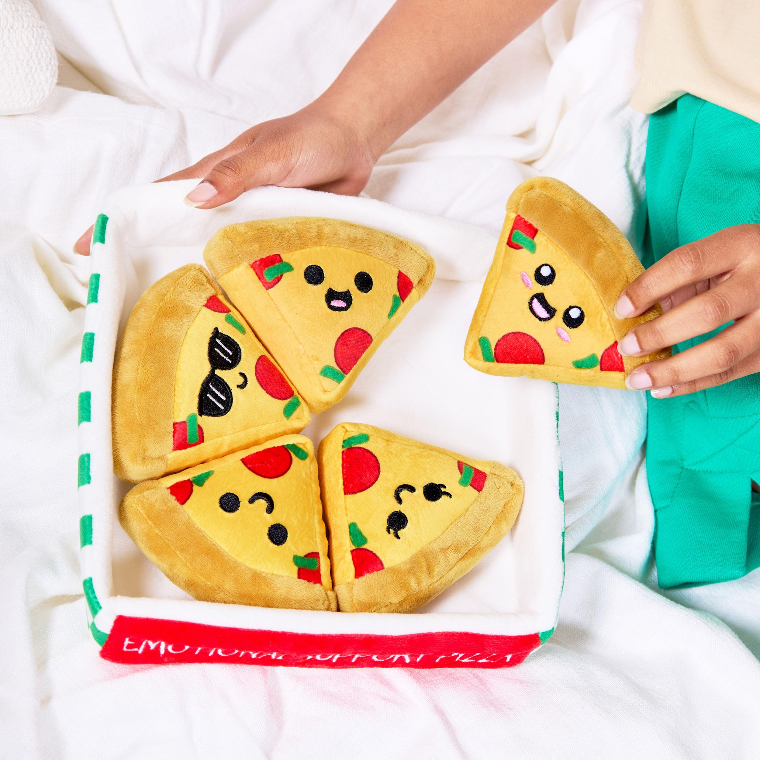 Foto 3 pulgar | Plush Pizza ¿qué Memes? Pizza De Apoyo Emocional - Venta Internacional.