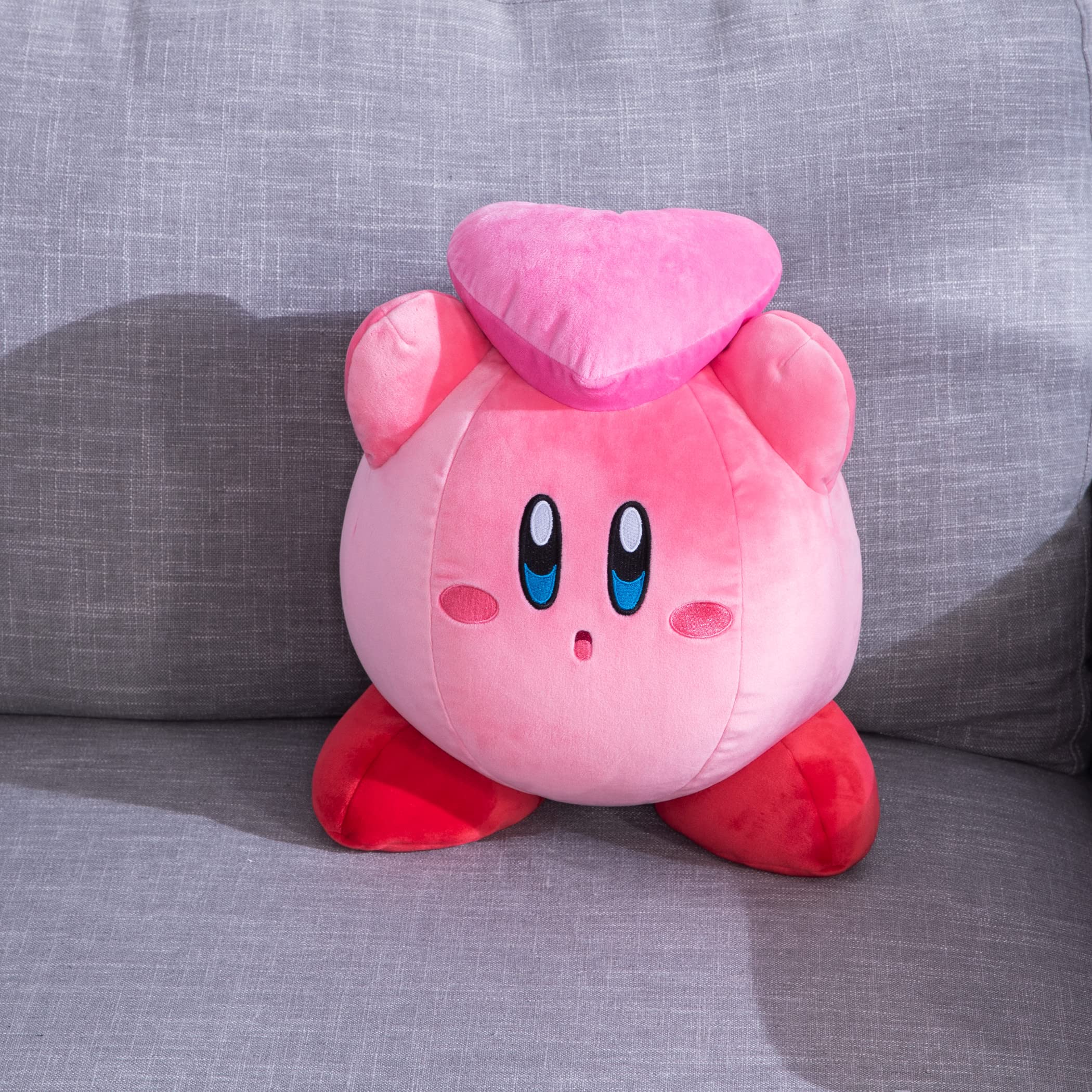 Foto 5 | Moquis De Peluche Toy Club Con Forma De Corazón De Kirby Y Su Amigo, 38 Cm - Venta Internacional.