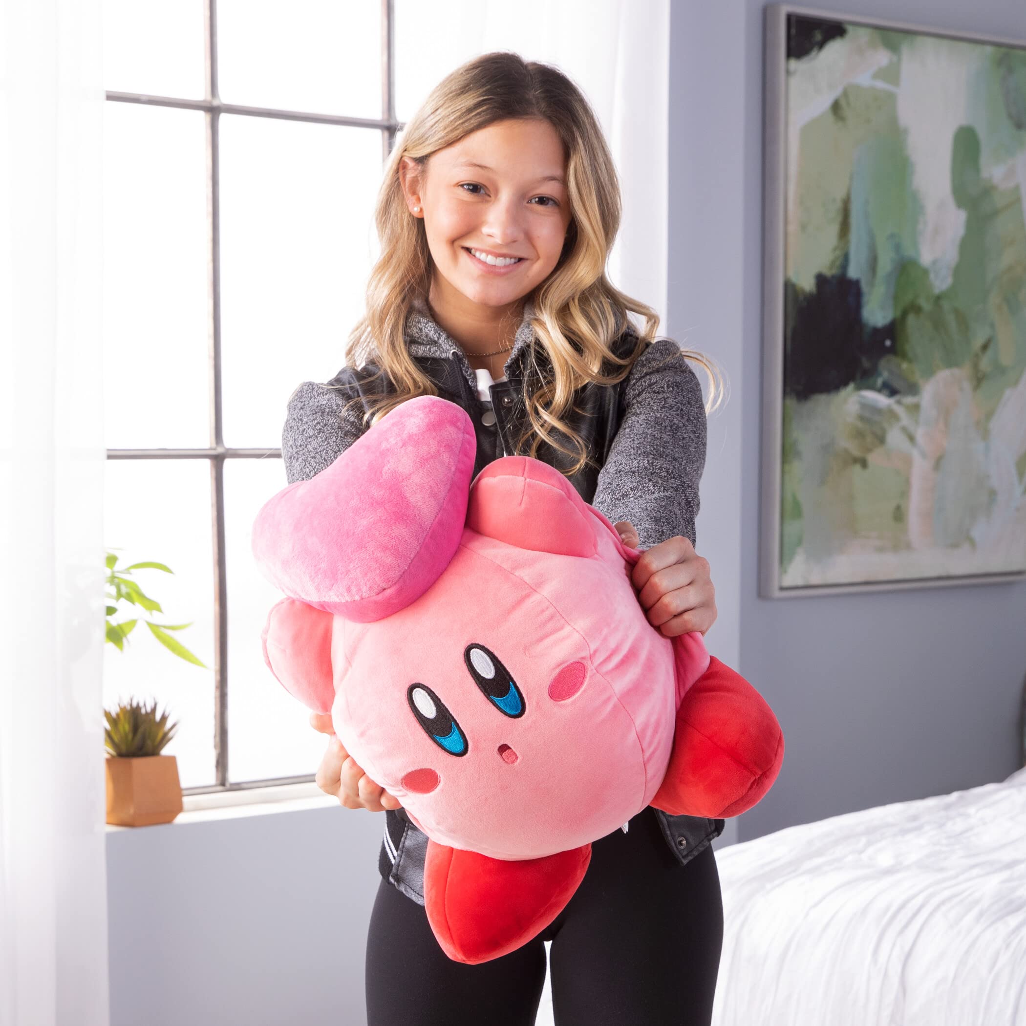 Foto 7 pulgar | Moquis De Peluche Toy Club Con Forma De Corazón De Kirby Y Su Amigo, 38 Cm - Venta Internacional.