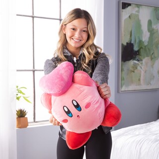 Foto 6 | Moquis De Peluche Toy Club Con Forma De Corazón De Kirby Y Su Amigo, 38 Cm - Venta Internacional.