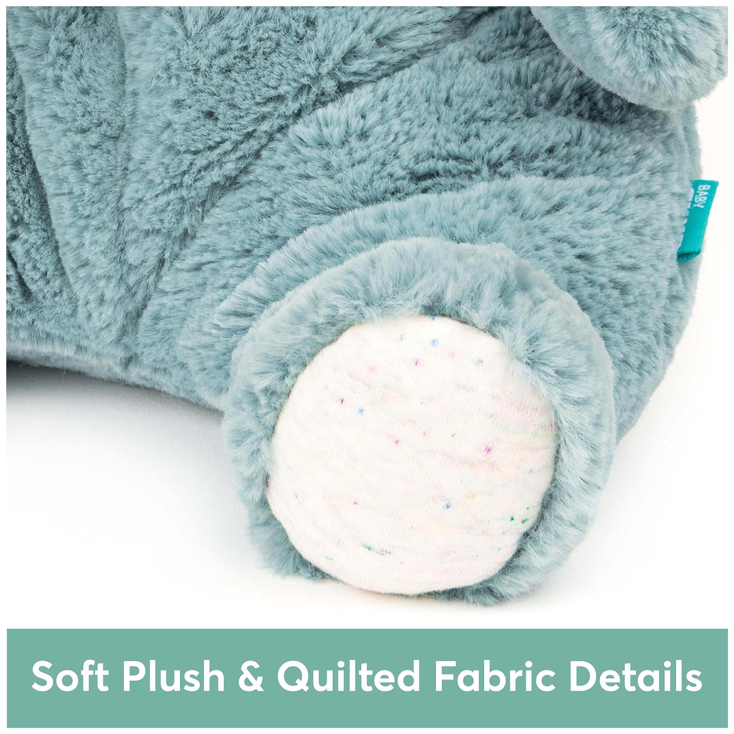 Foto 5 pulgar | Peluche De Peluche Gund Baby Oh So Snuggly Hippo Teal - Venta Internacional.