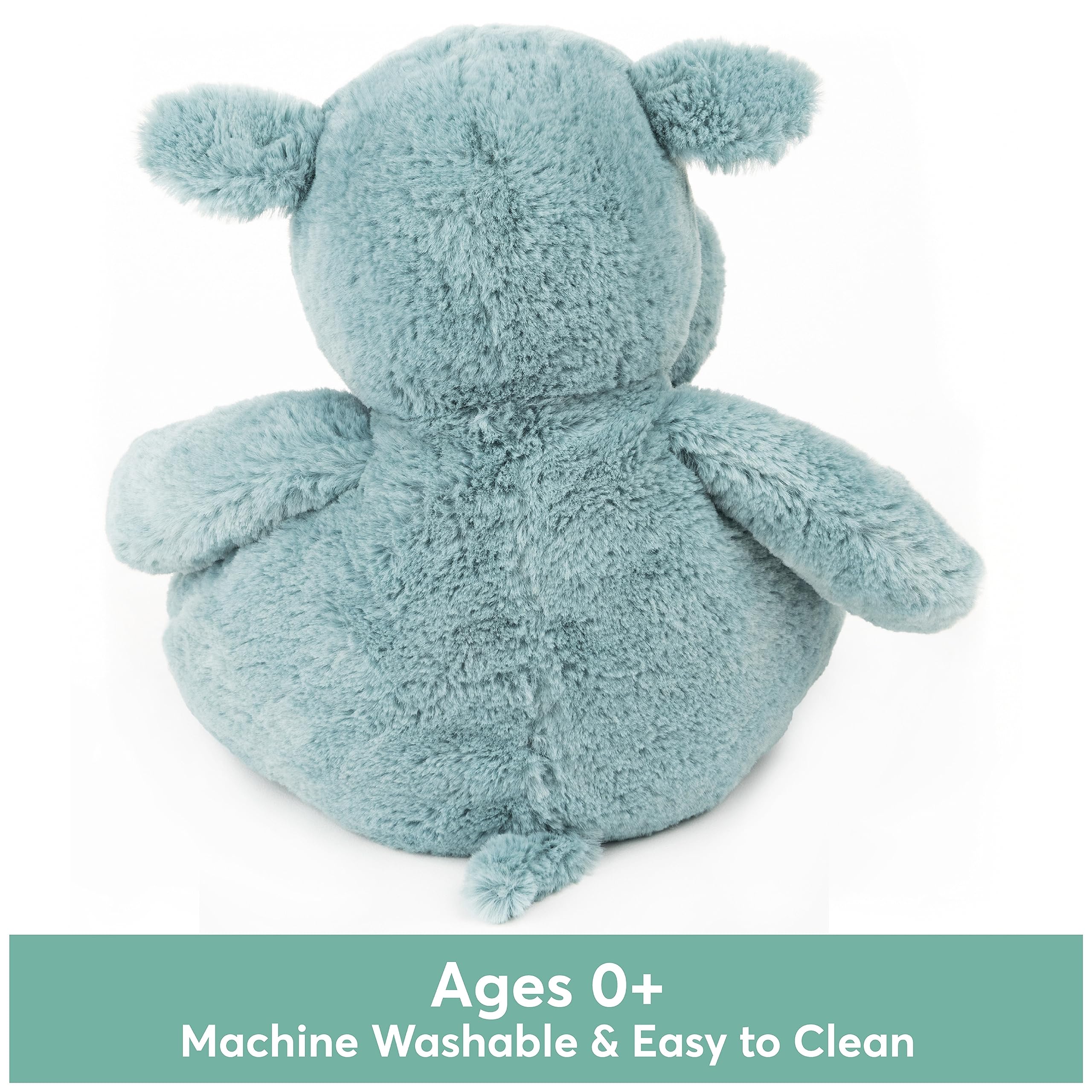 Foto 7 pulgar | Peluche De Peluche Gund Baby Oh So Snuggly Hippo Teal - Venta Internacional.