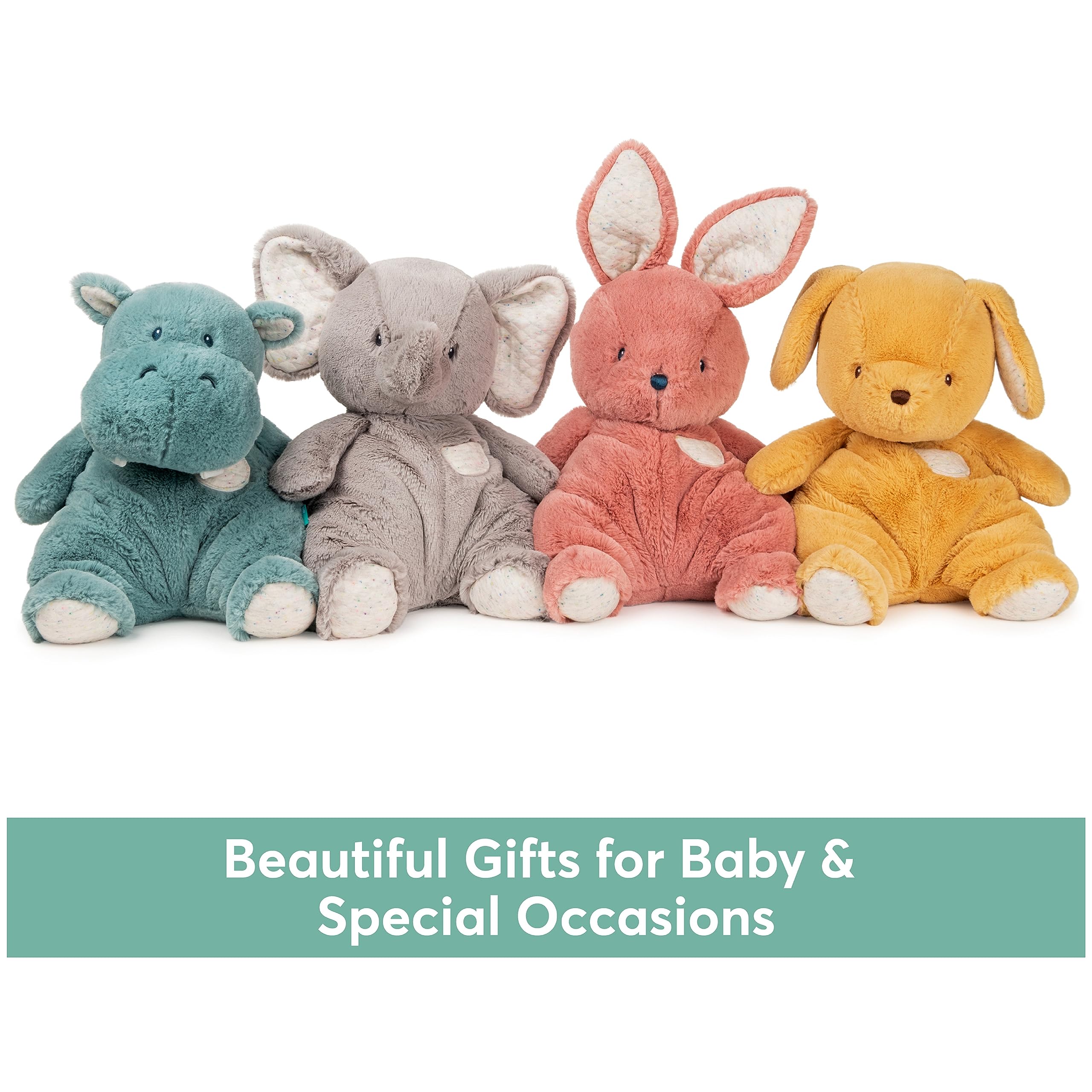 Foto 8 pulgar | Peluche De Peluche Gund Baby Oh So Snuggly Hippo Teal - Venta Internacional.