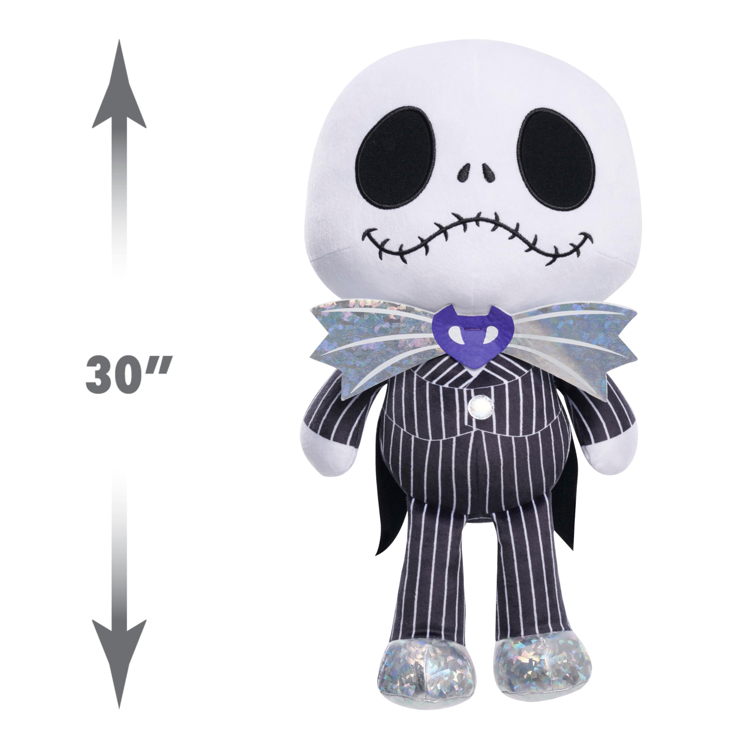 Foto 3 | Muñeco De Peluche Just Play Disney Jack Skellington De 76 Cm - Venta Internacional.