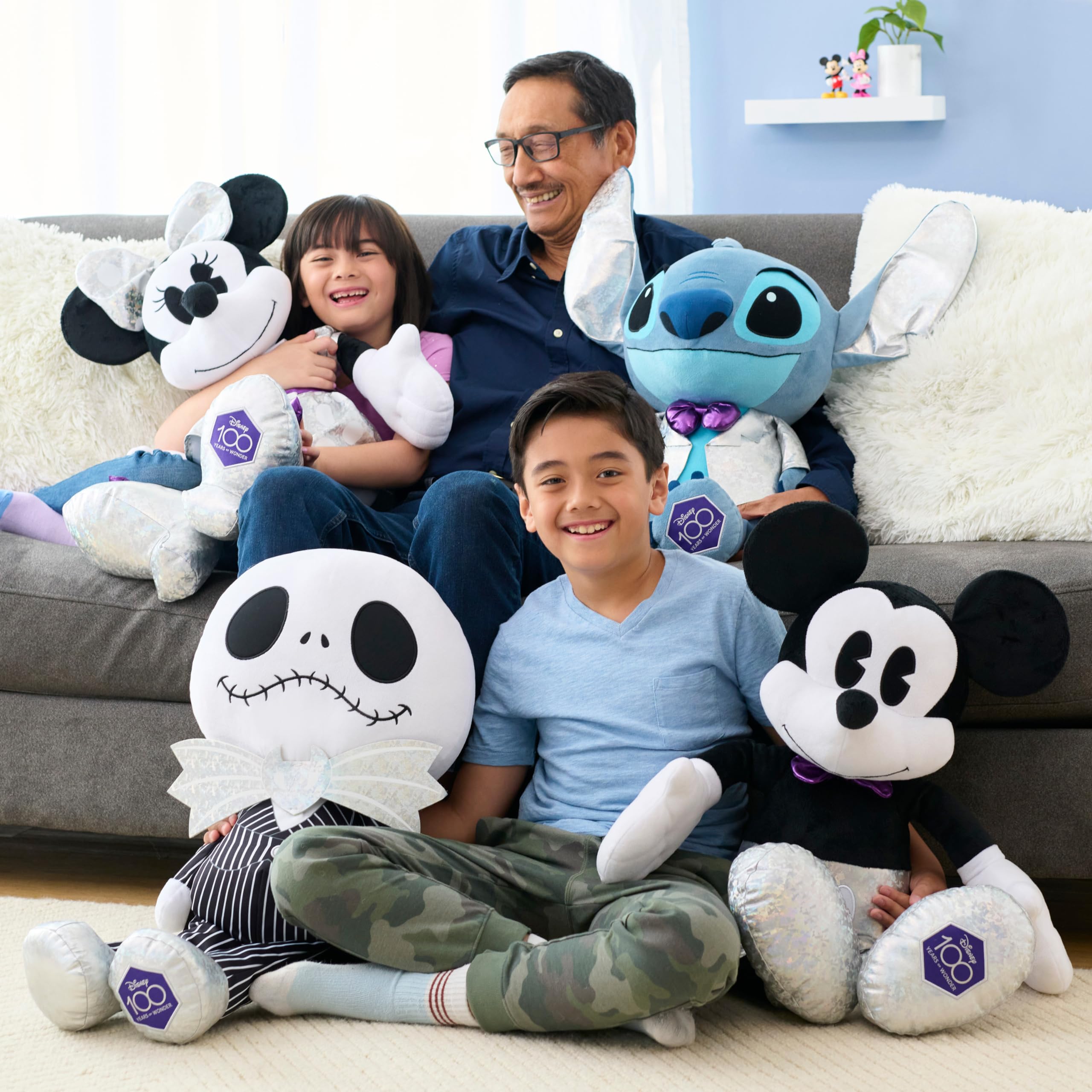 Foto 6 pulgar | Muñeco De Peluche Just Play Disney Jack Skellington De 76 Cm - Venta Internacional.